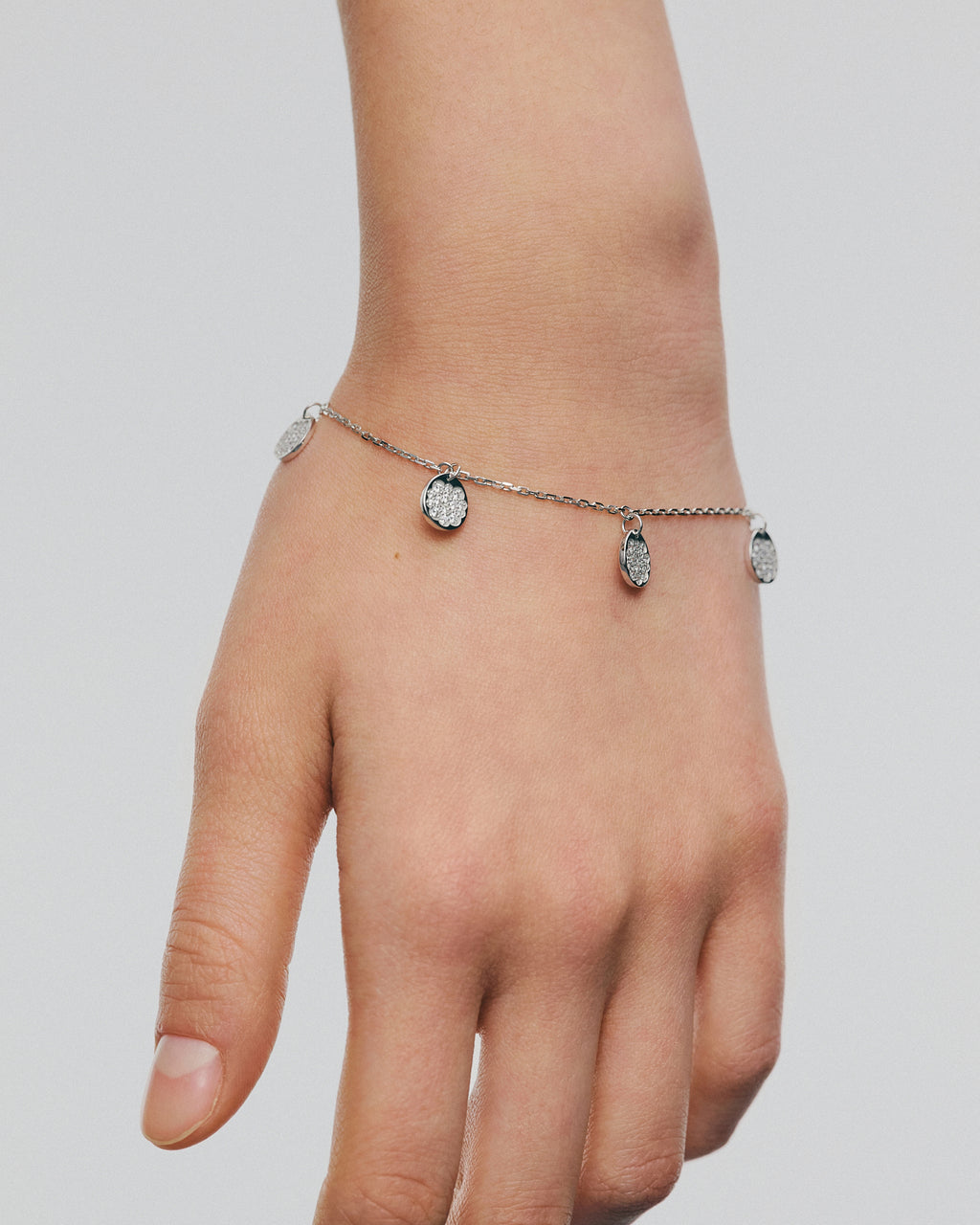 Diamond Flat Quintet Bracelet