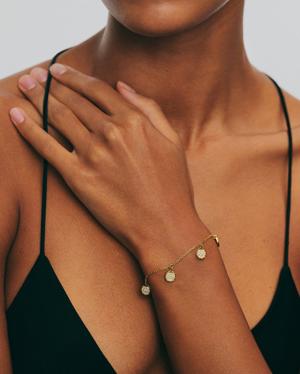 Diamond Flat Quintet Bracelet