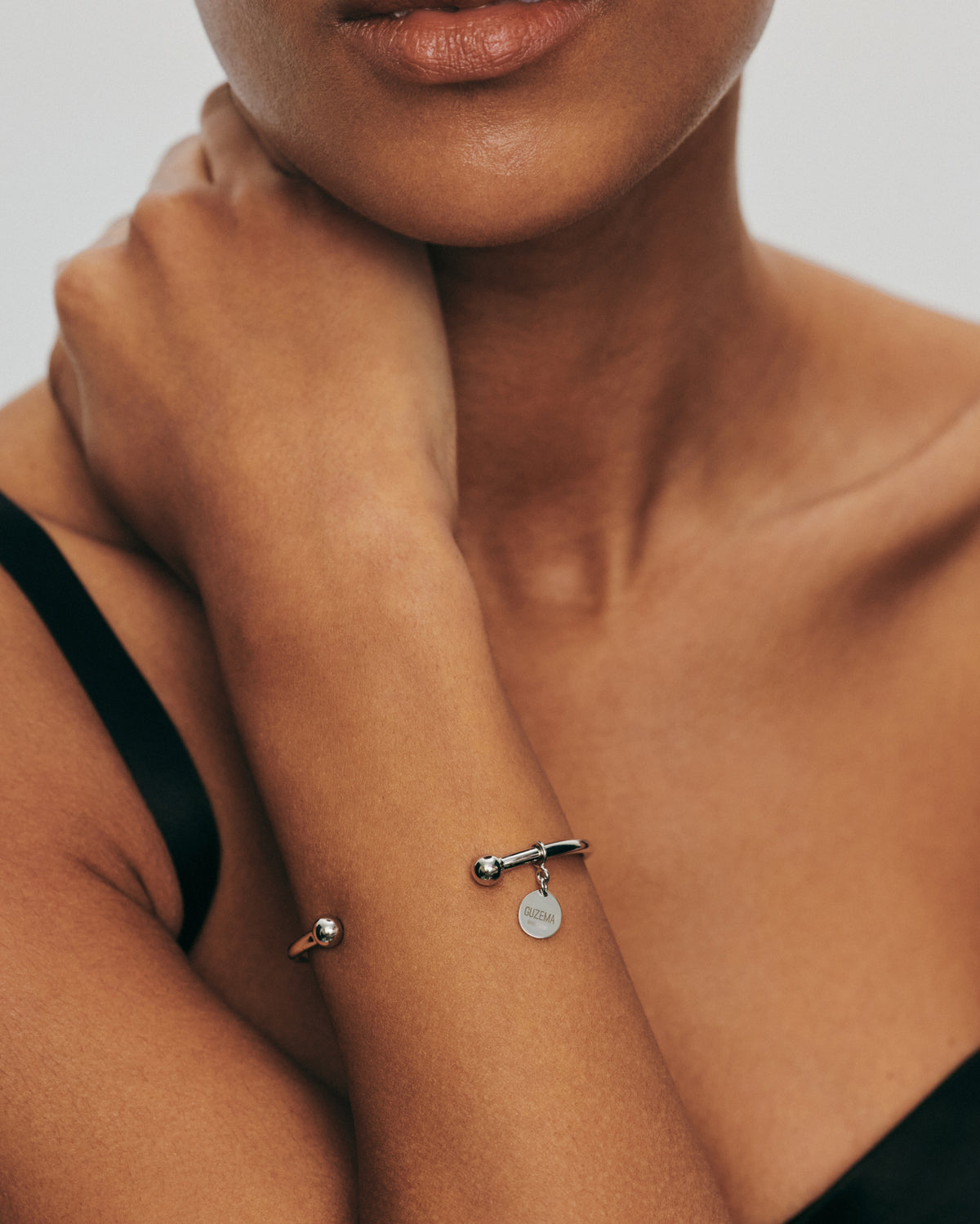 18k Gold Arc Cuff Bracelet
