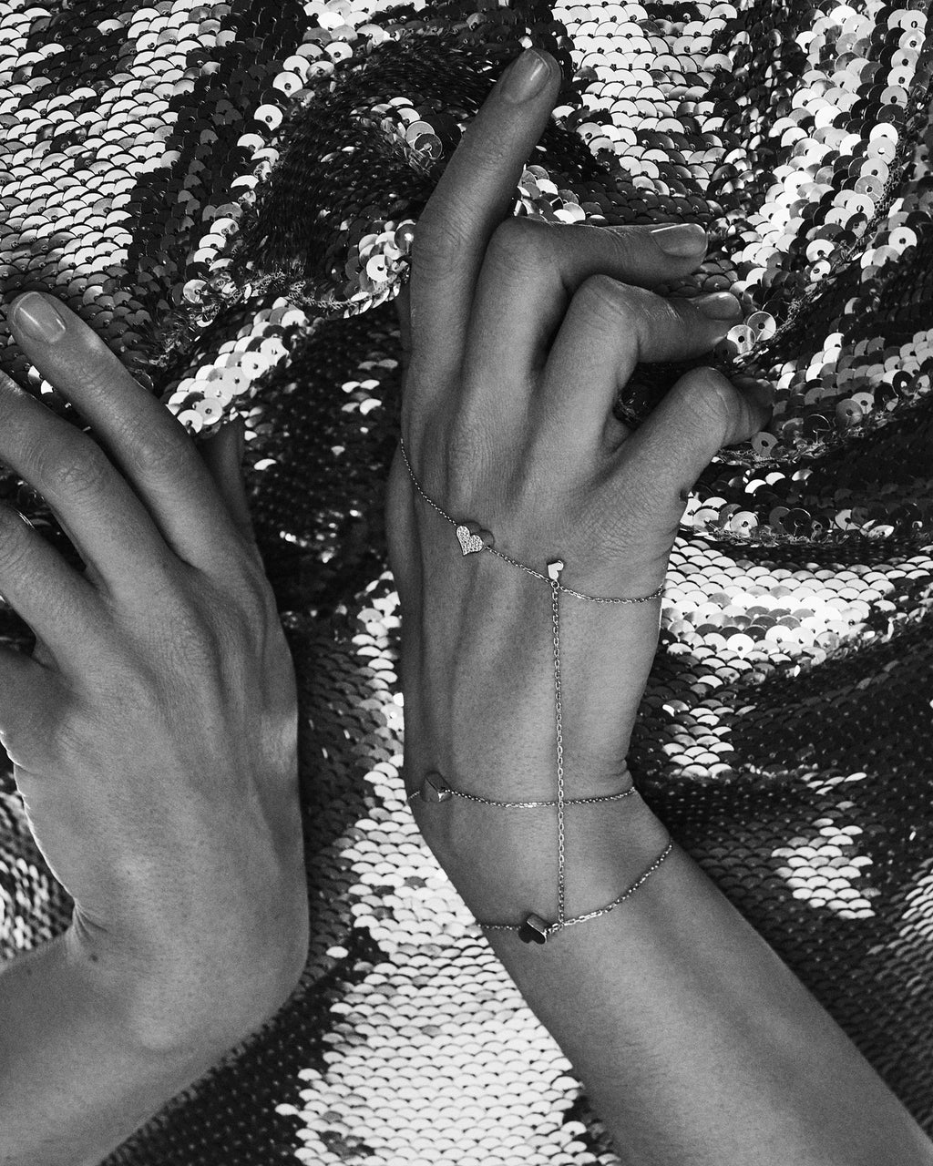 18k Gold Heart Bracelet