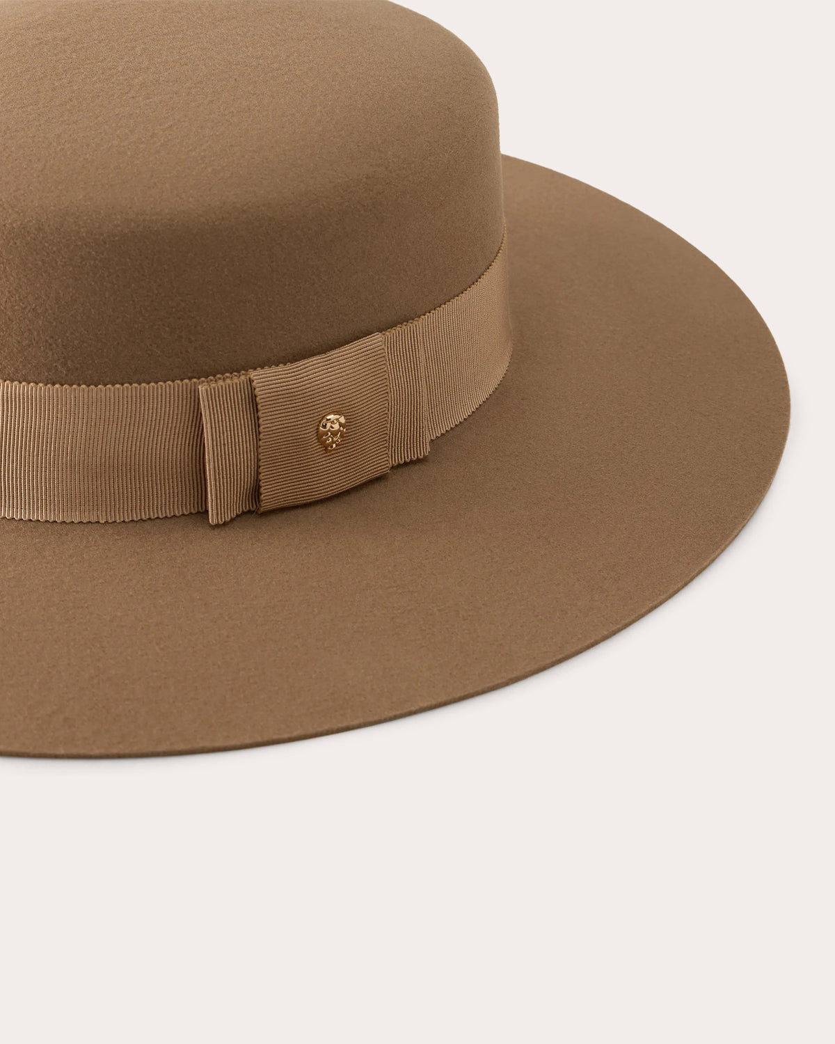 Suite Grosgrain Wool Felt Boater
