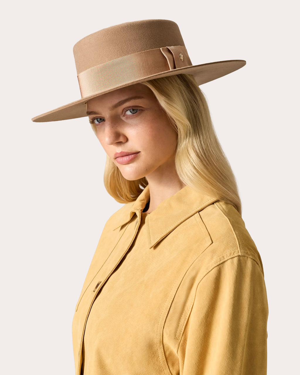 Suite Grosgrain Wool Felt Boater