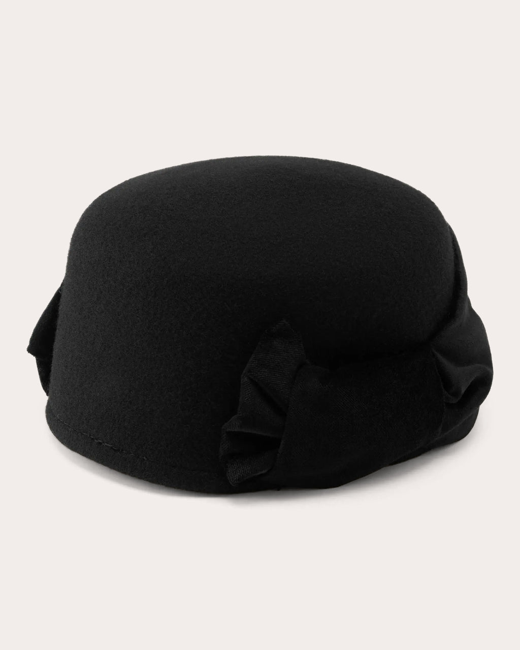 Savoy Knotted Wool Felt Pillbox Cap