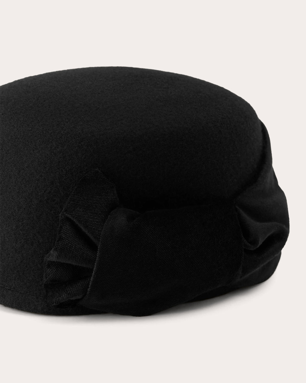 Savoy Knotted Wool Felt Pillbox Cap