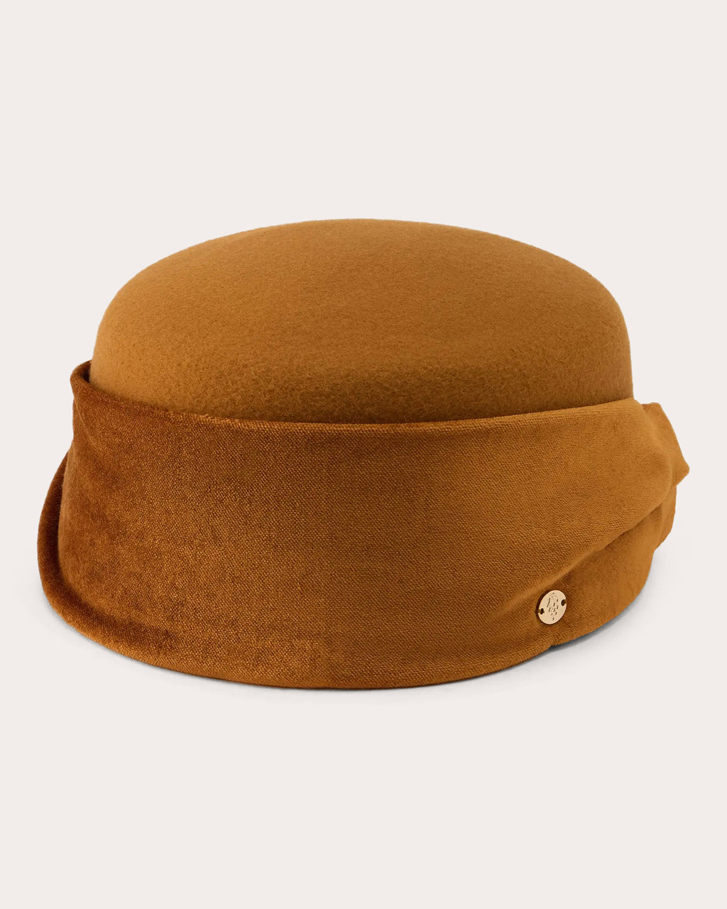 Savoy Knotted Wool Felt Pillbox Cap