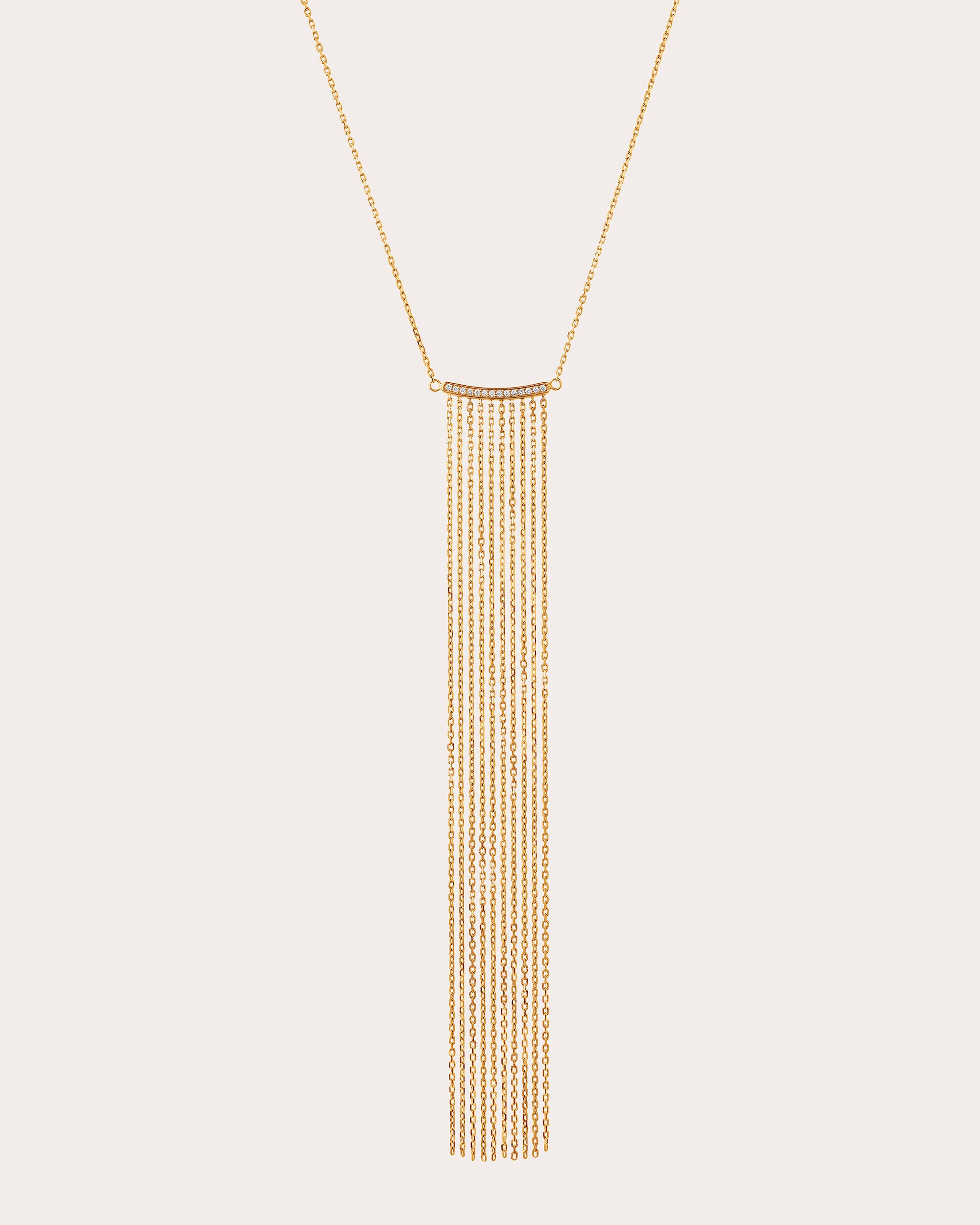 Diamond Chainfall Pendant Necklace