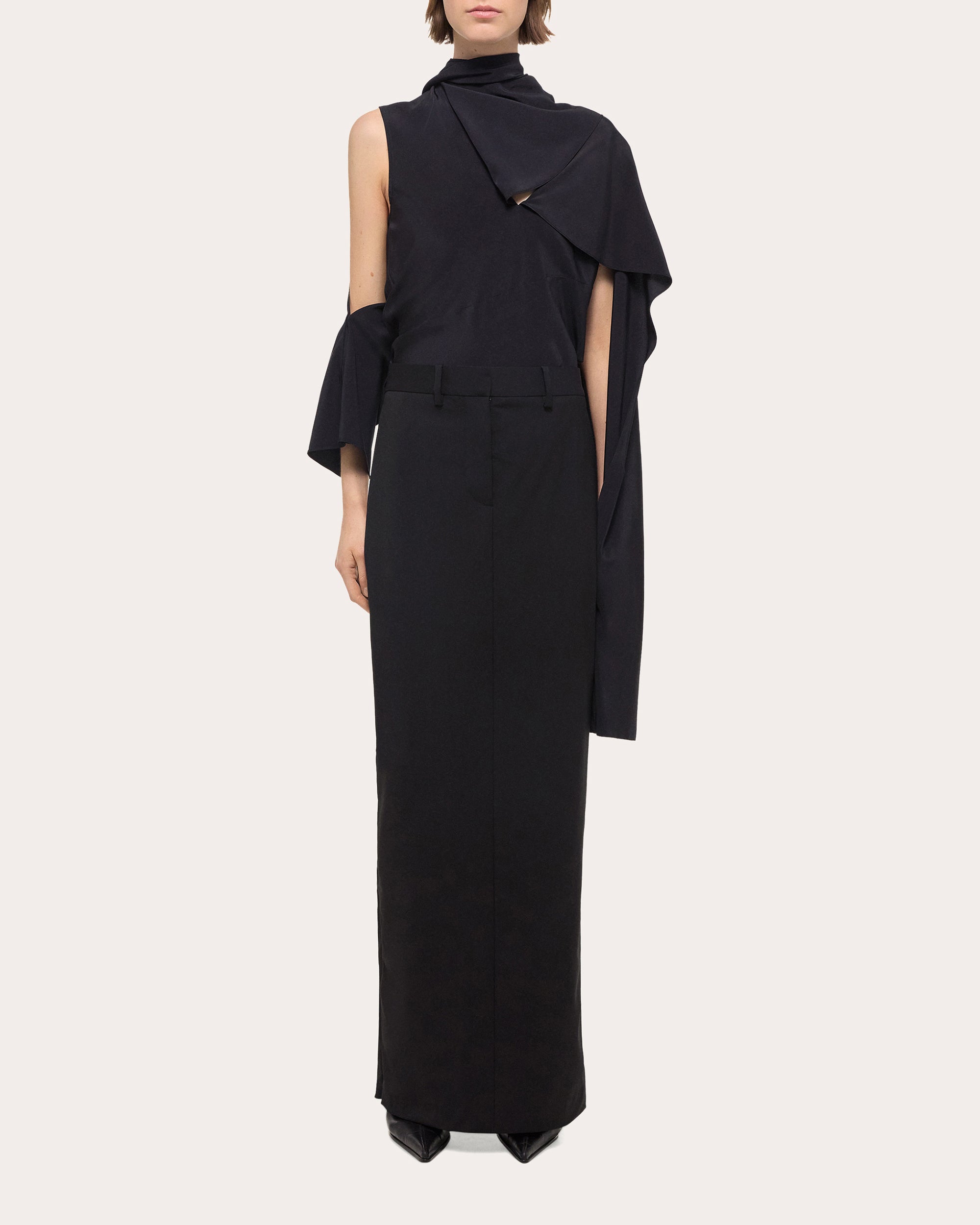 Zip Maxi Skirt