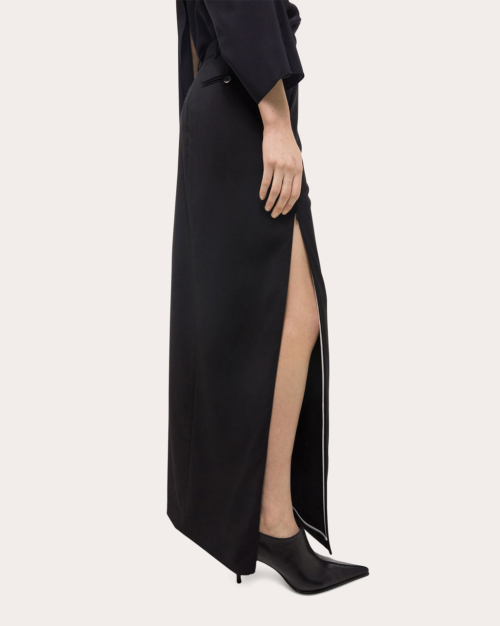 Zip Maxi Skirt