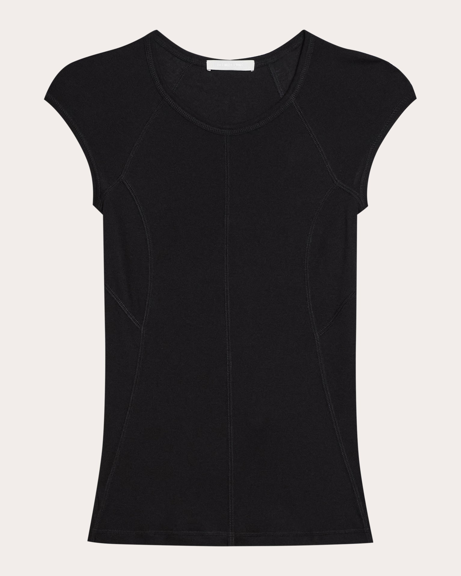 Paneled Ribbed Modal and Cotton-Blend Top