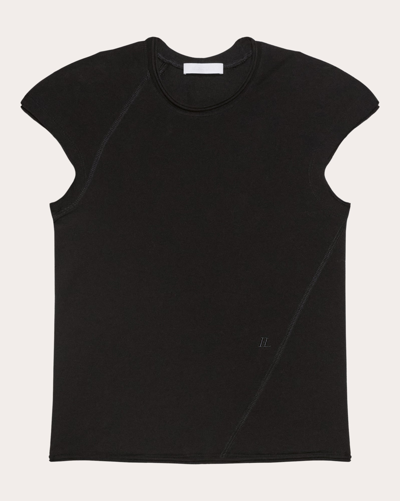 Jersey Twisted Crop Cap-Sleeve Tee