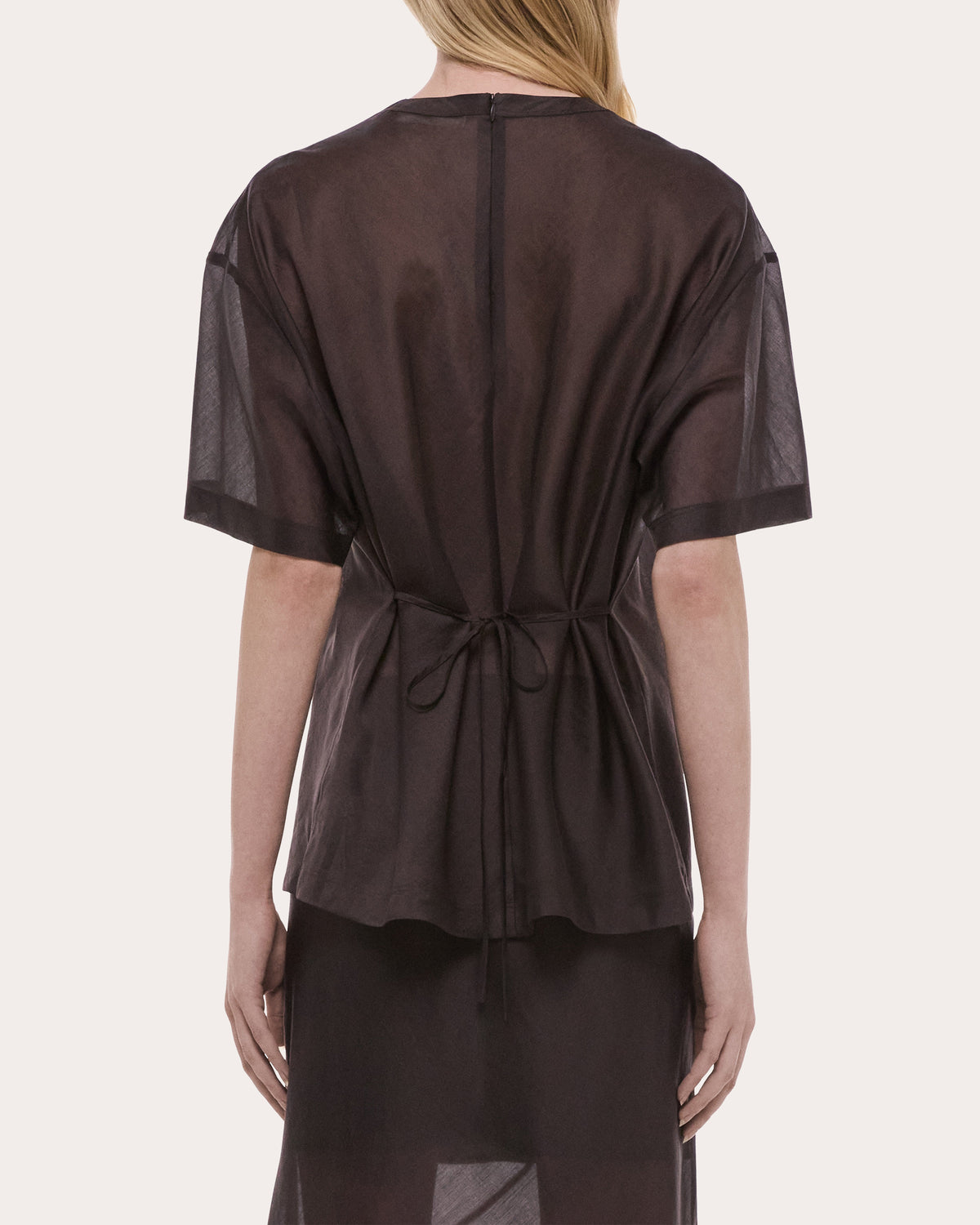 Sheer Voile Relaxed Tee