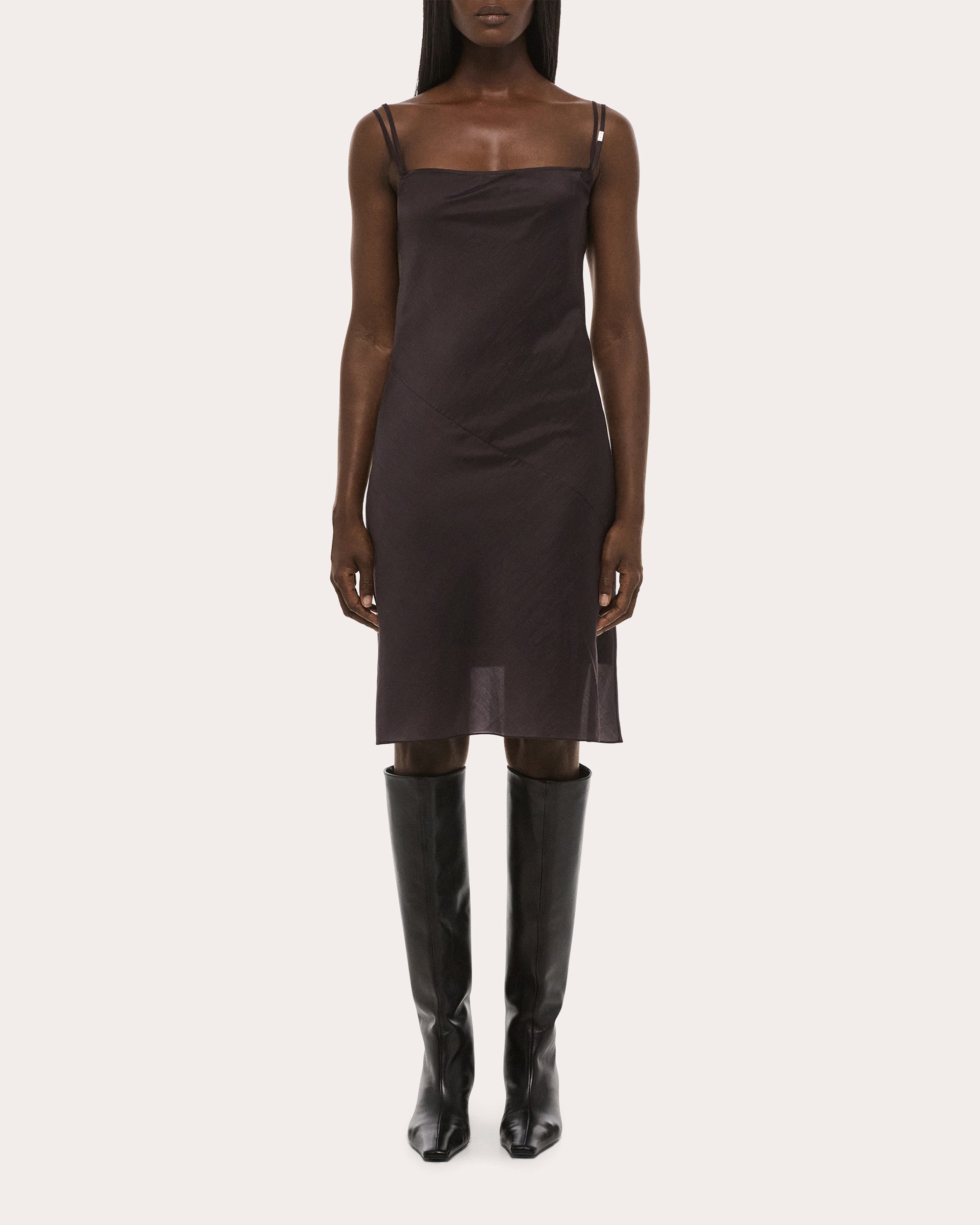 helmut lang ruched slip dress Helmut Lang Green Ruched Slip Dress Helmut Lang