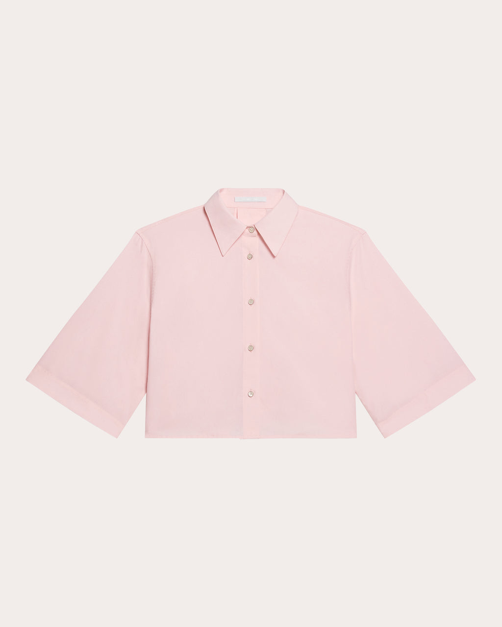 Poplin Cropped Trench Shirt