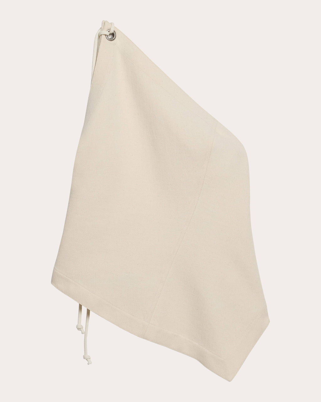Cotton Twill Asymmetric Sailor Top