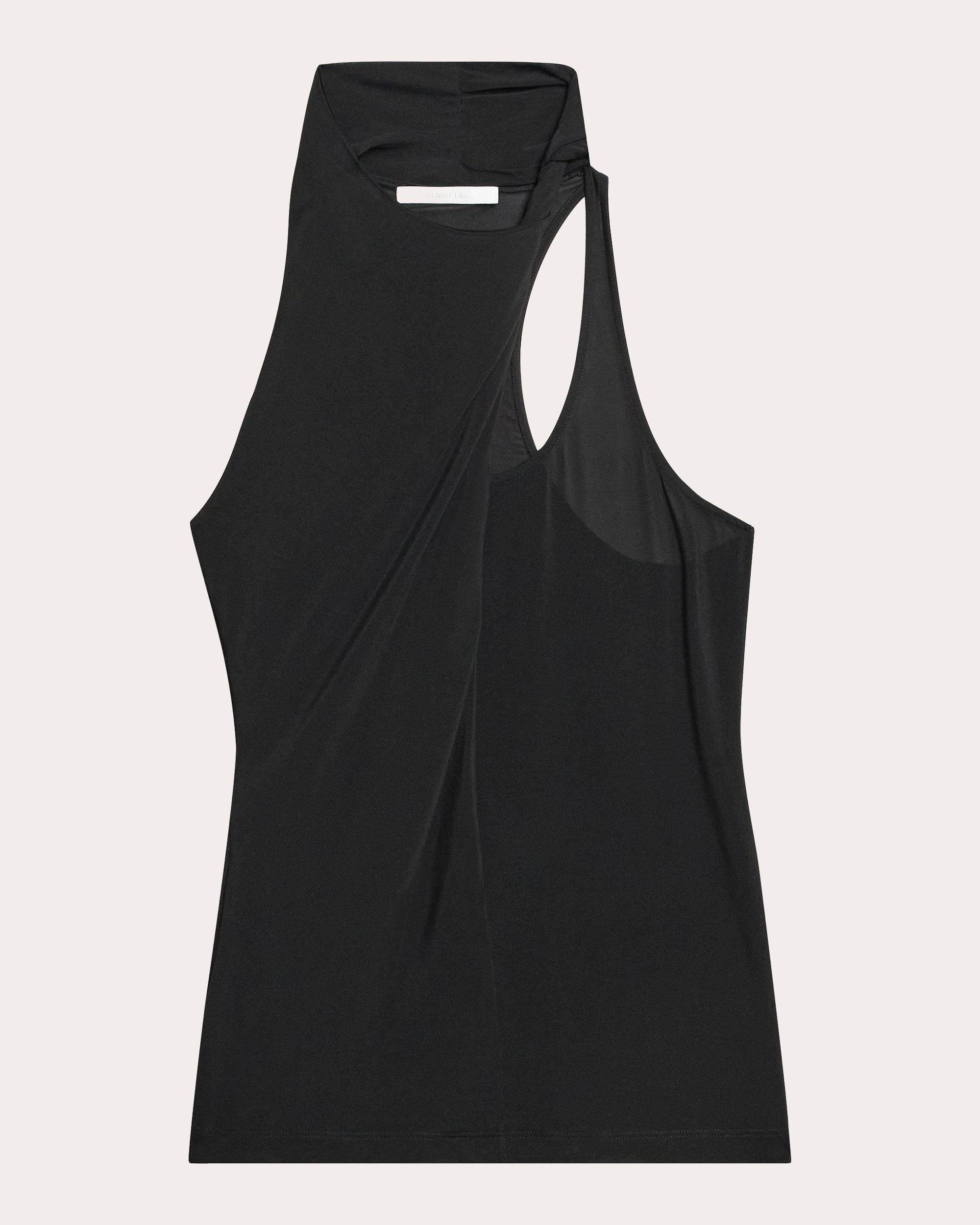 Jersey Asymmetric Twist Tank Top