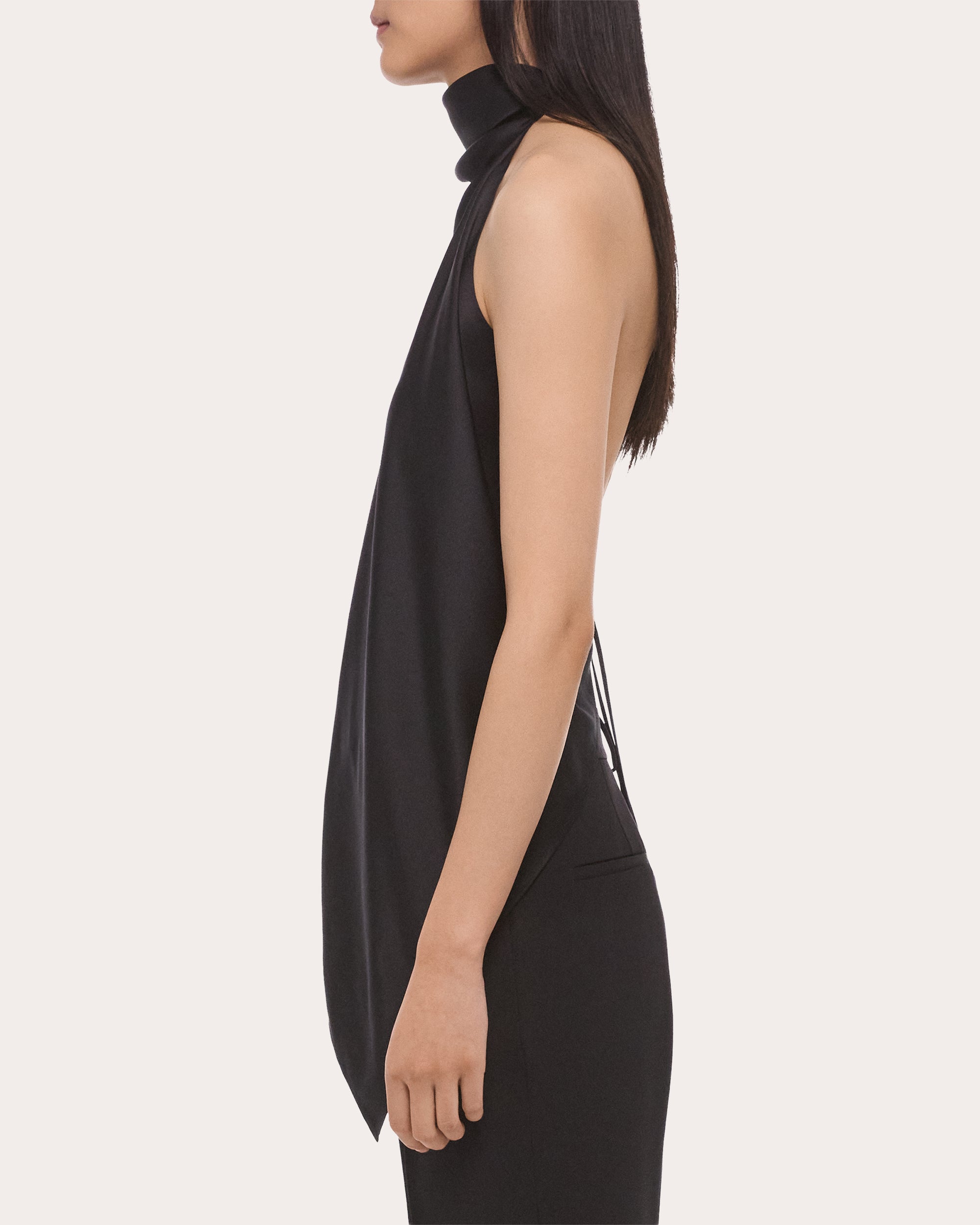 HELMUT LANG black satin tie 小物 メンズ 【公式通販】