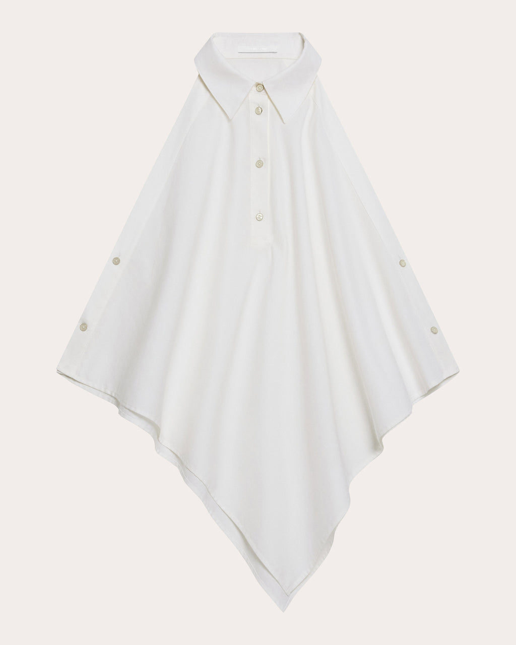 Poplin Collared Scarf Top