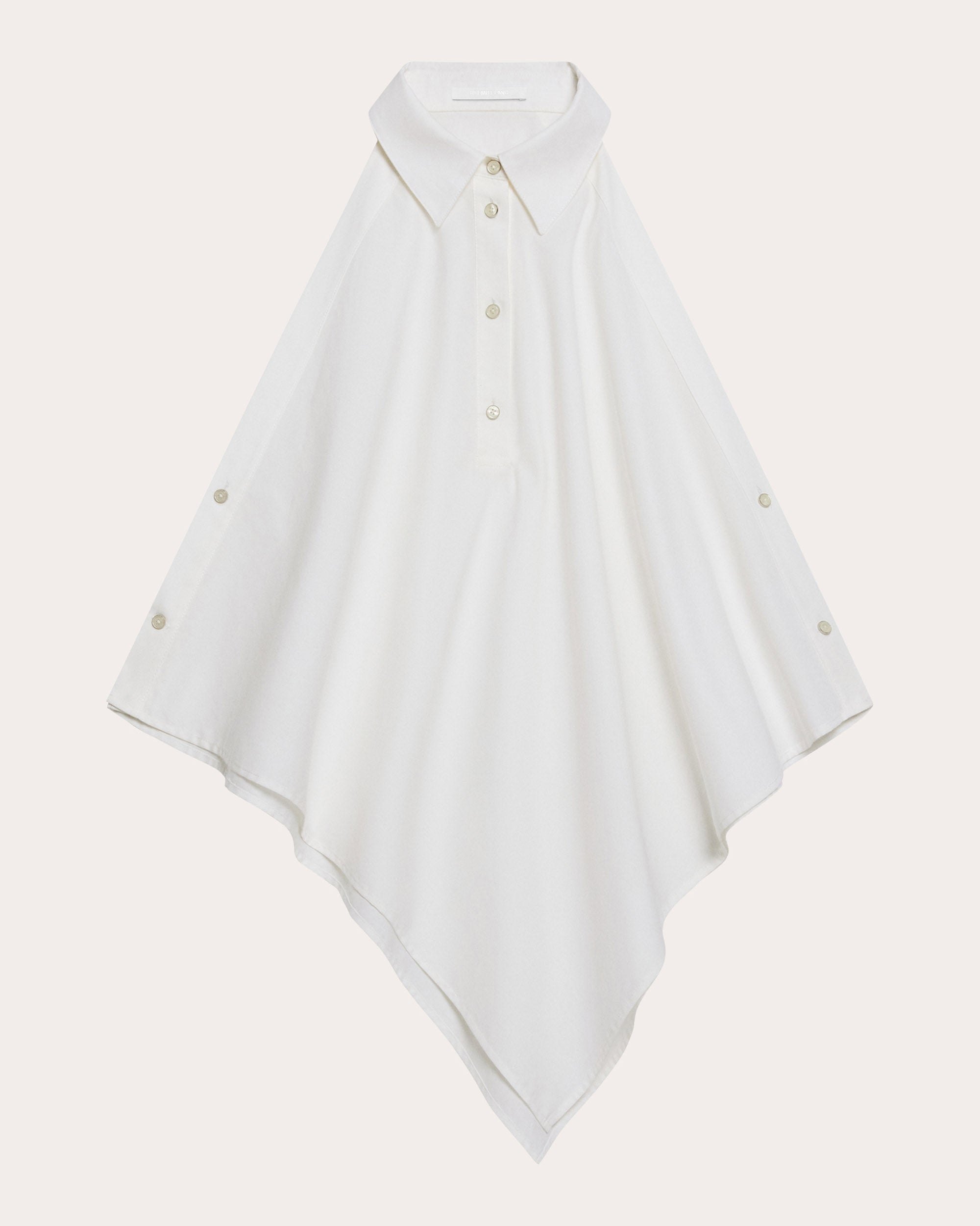 Poplin Collared Scarf Top