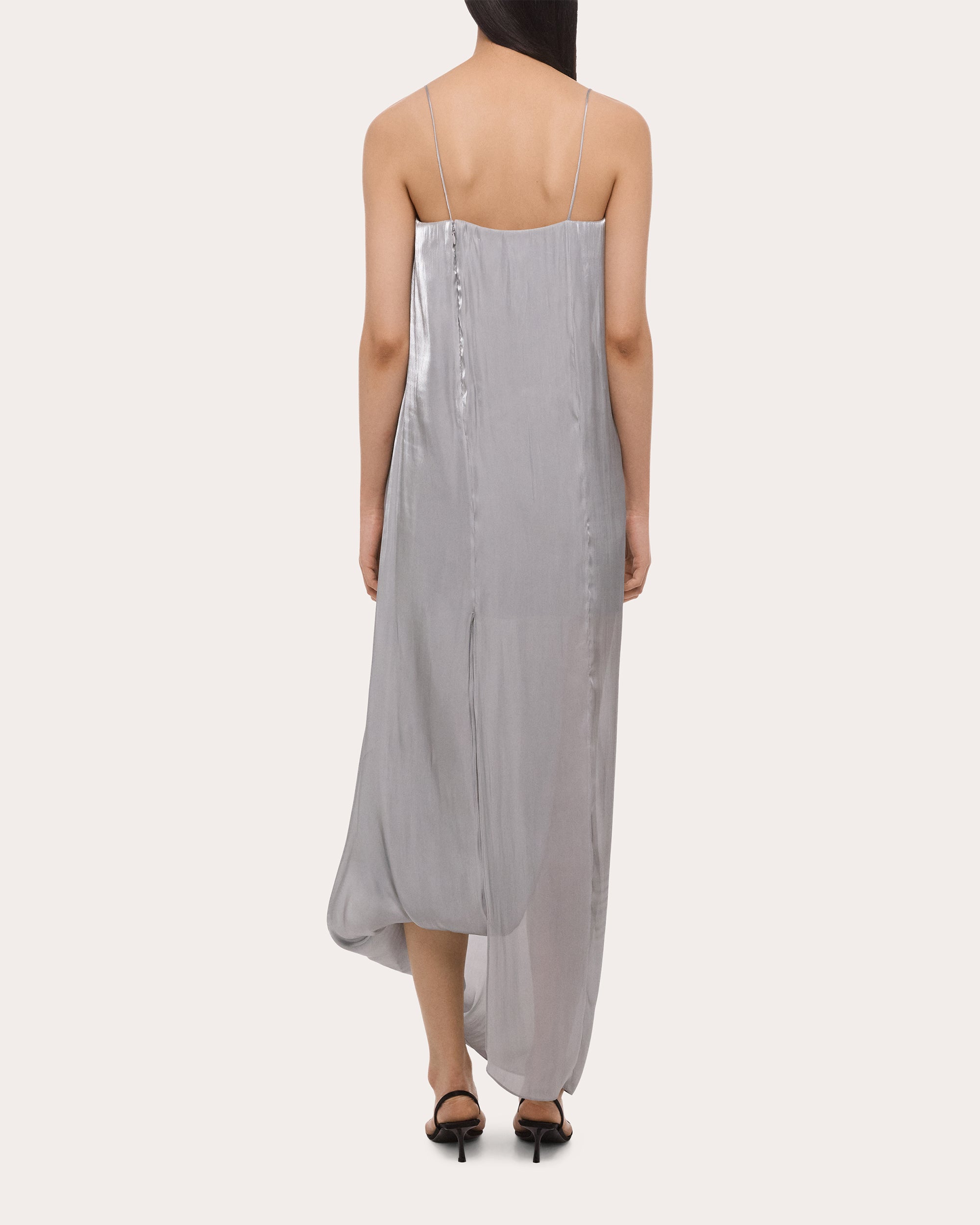 Iridescent Bubble Slip Dress