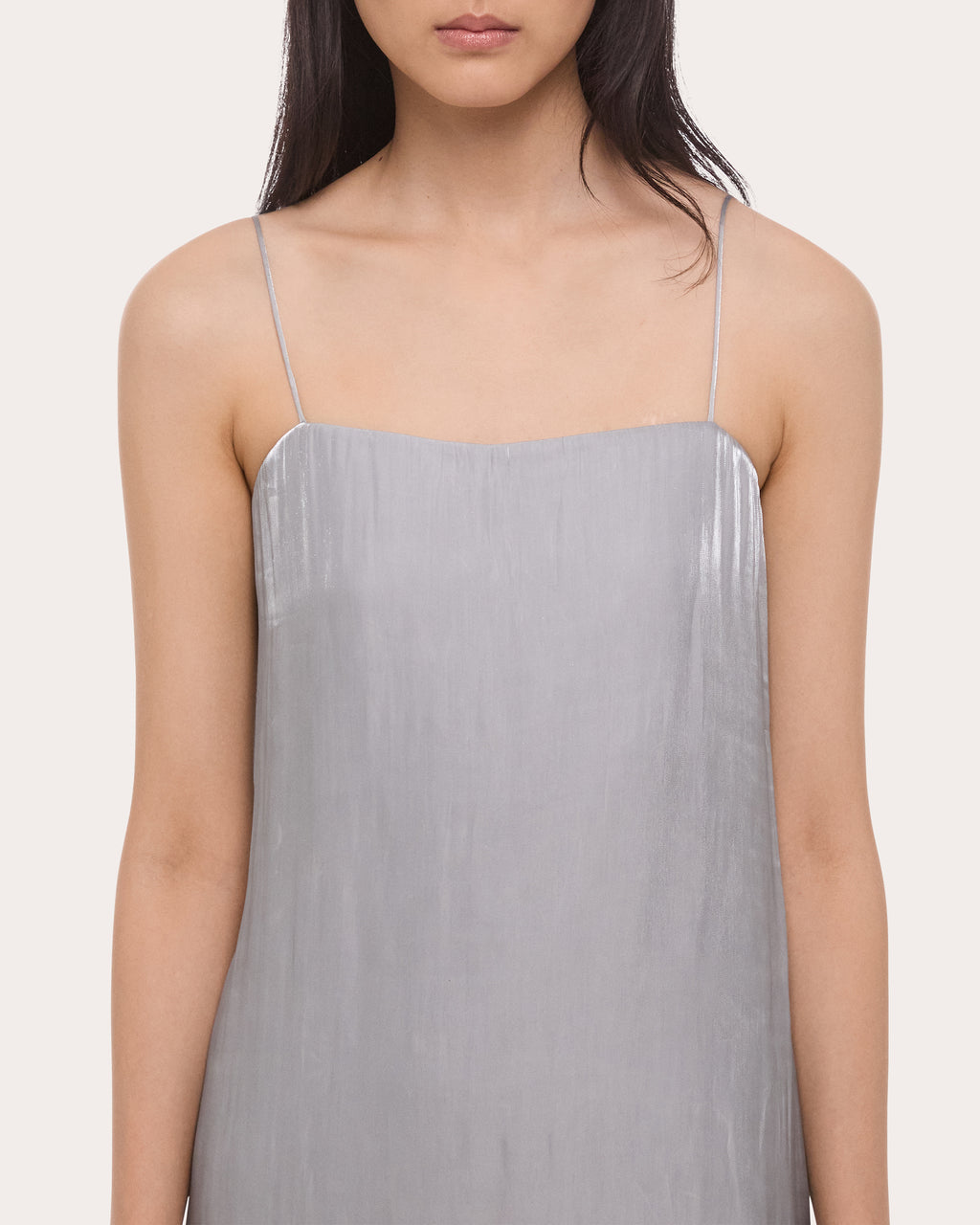 Iridescent Bubble Slip Dress
