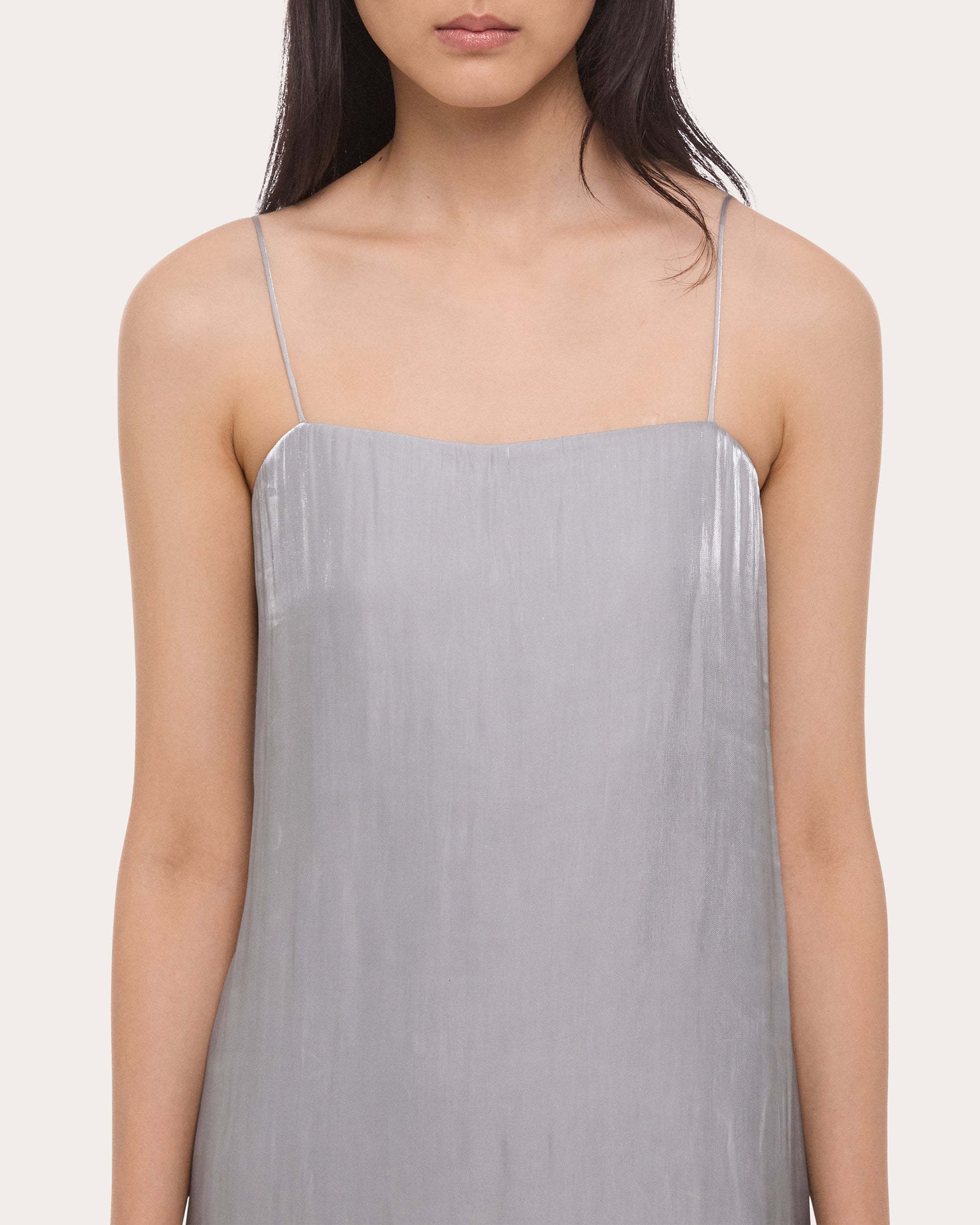 Iridescent Bubble Slip Dress