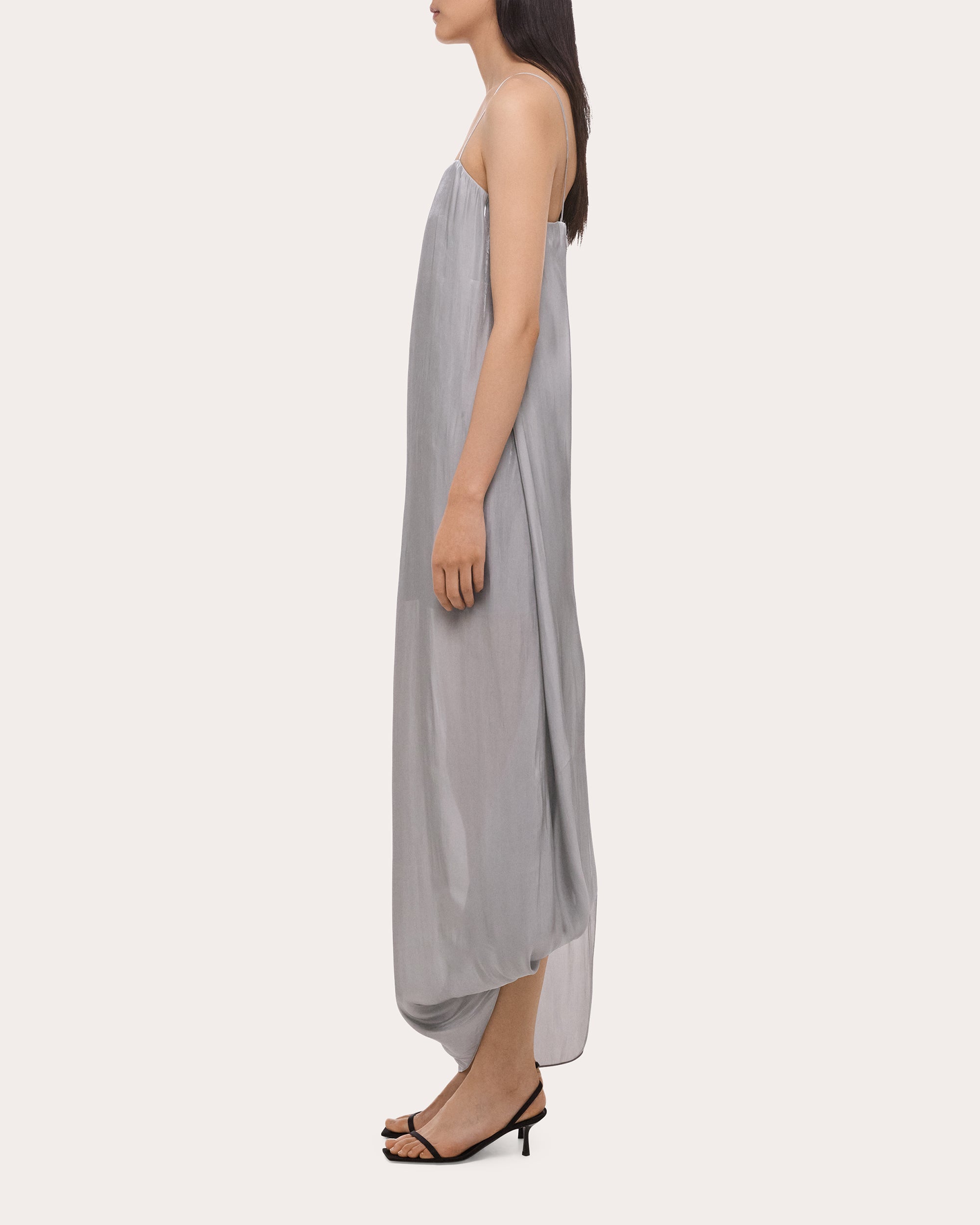 Iridescent Bubble Slip Dress