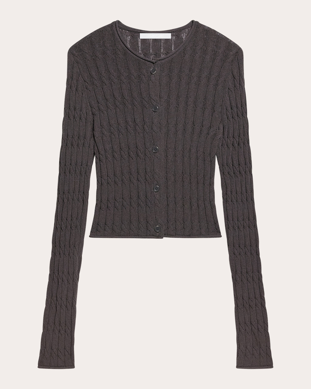 Cable Knit Cropped Cardigan