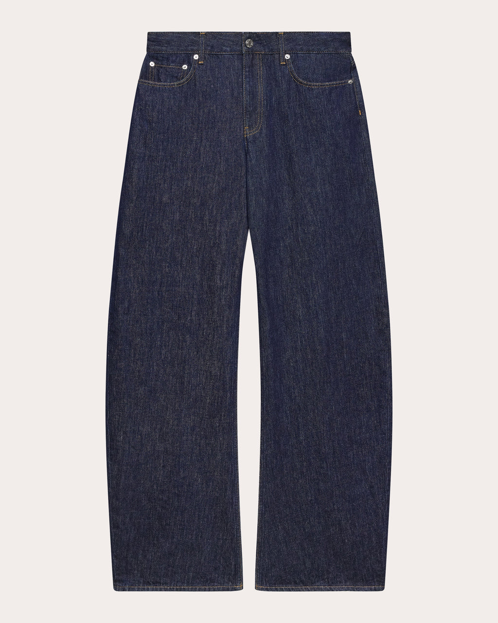 Mid-Rise Saddle Jeans