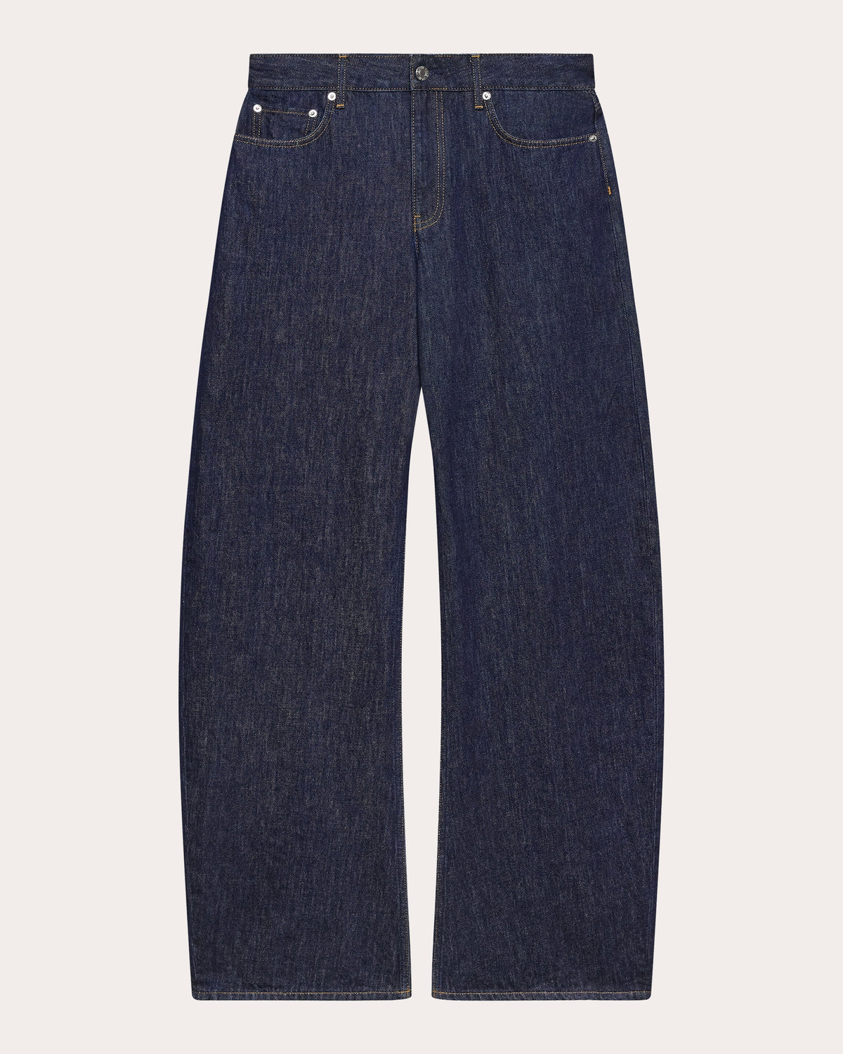 Mid-Rise Saddle Jeans