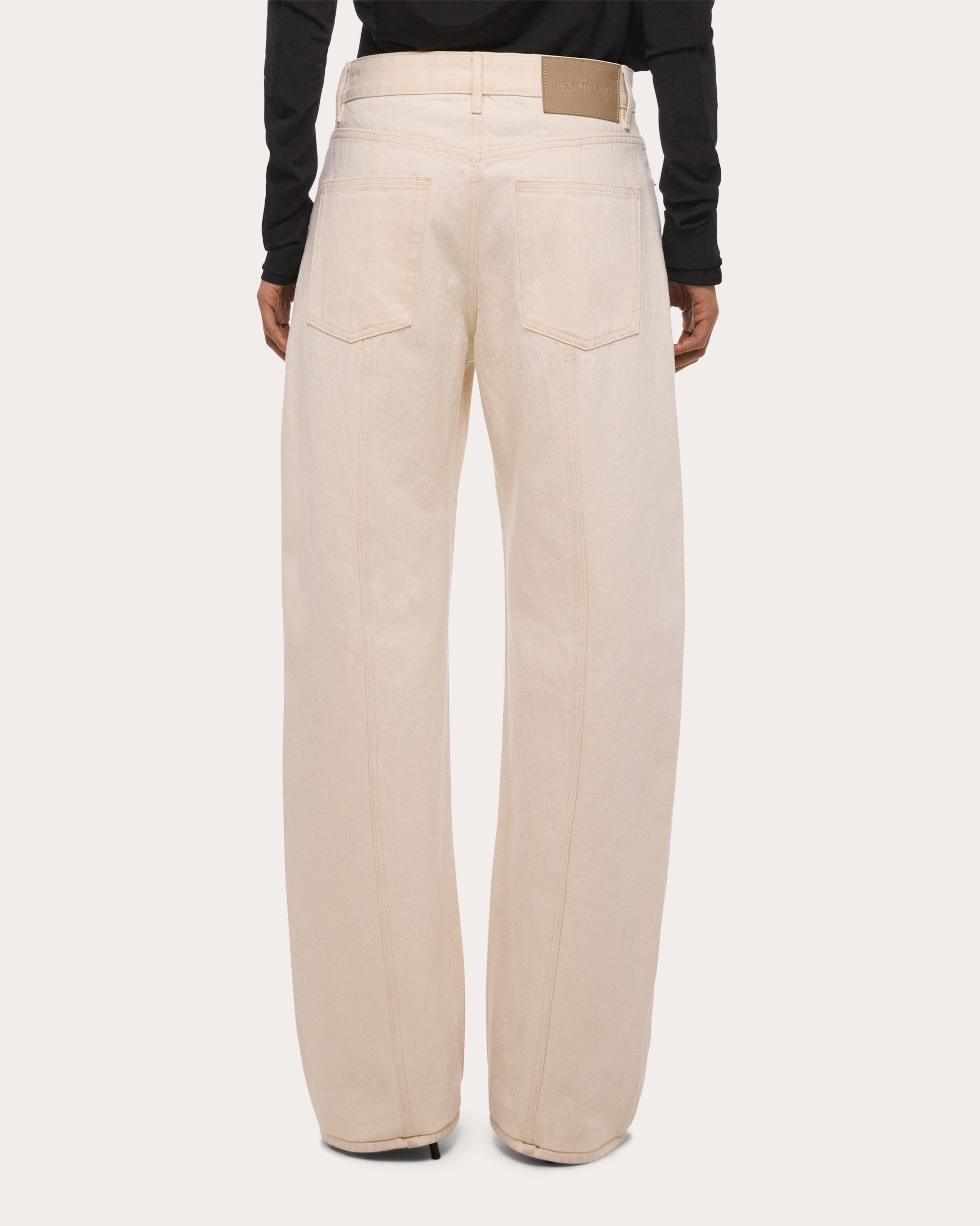 Mid-Rise Saddle Jeans