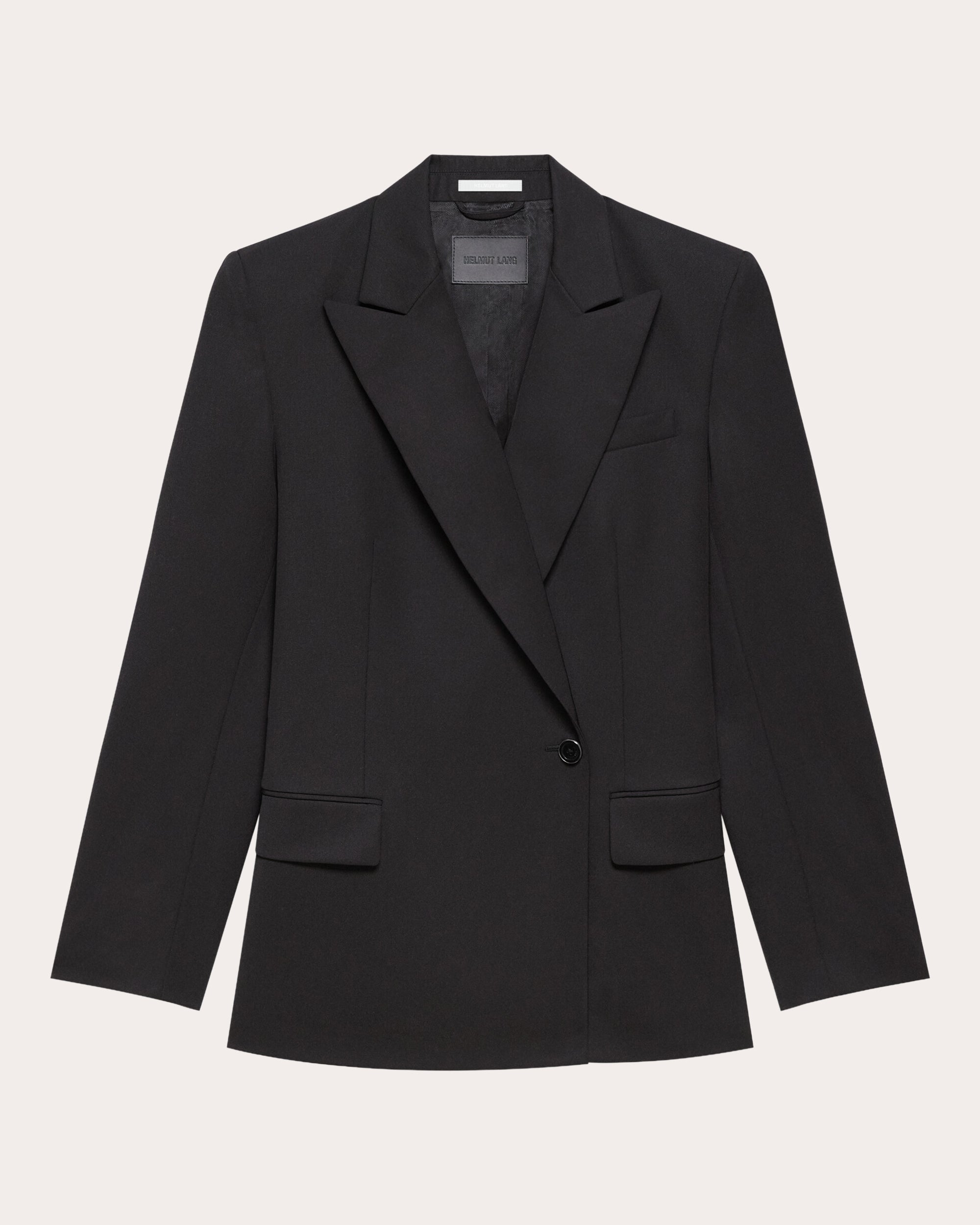 Wool Gabardine Wardrobe Belted Blazer