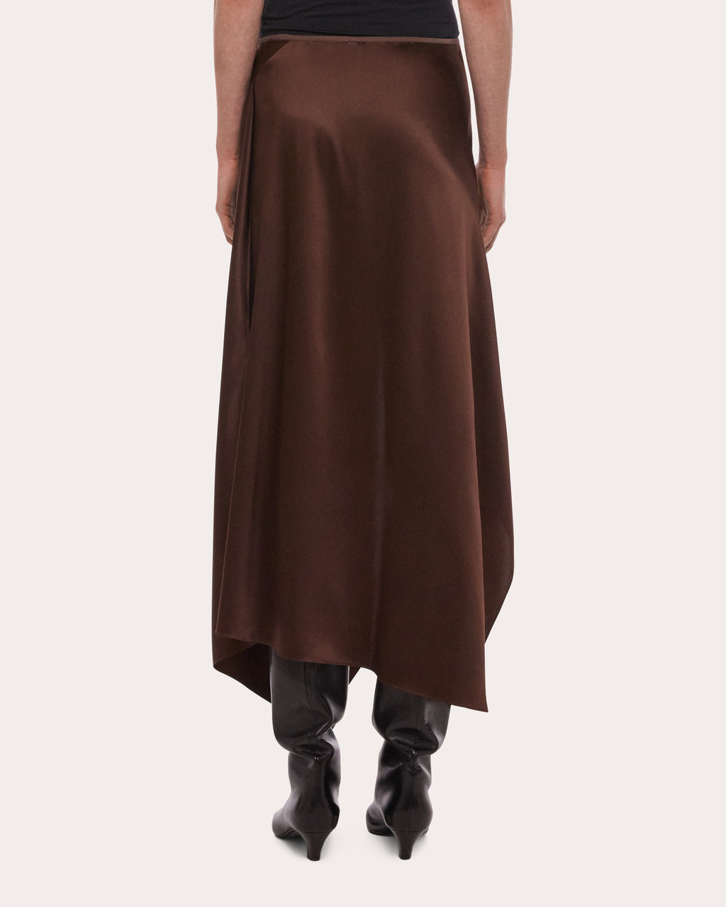 Silk Handkerchief Slip Skirt