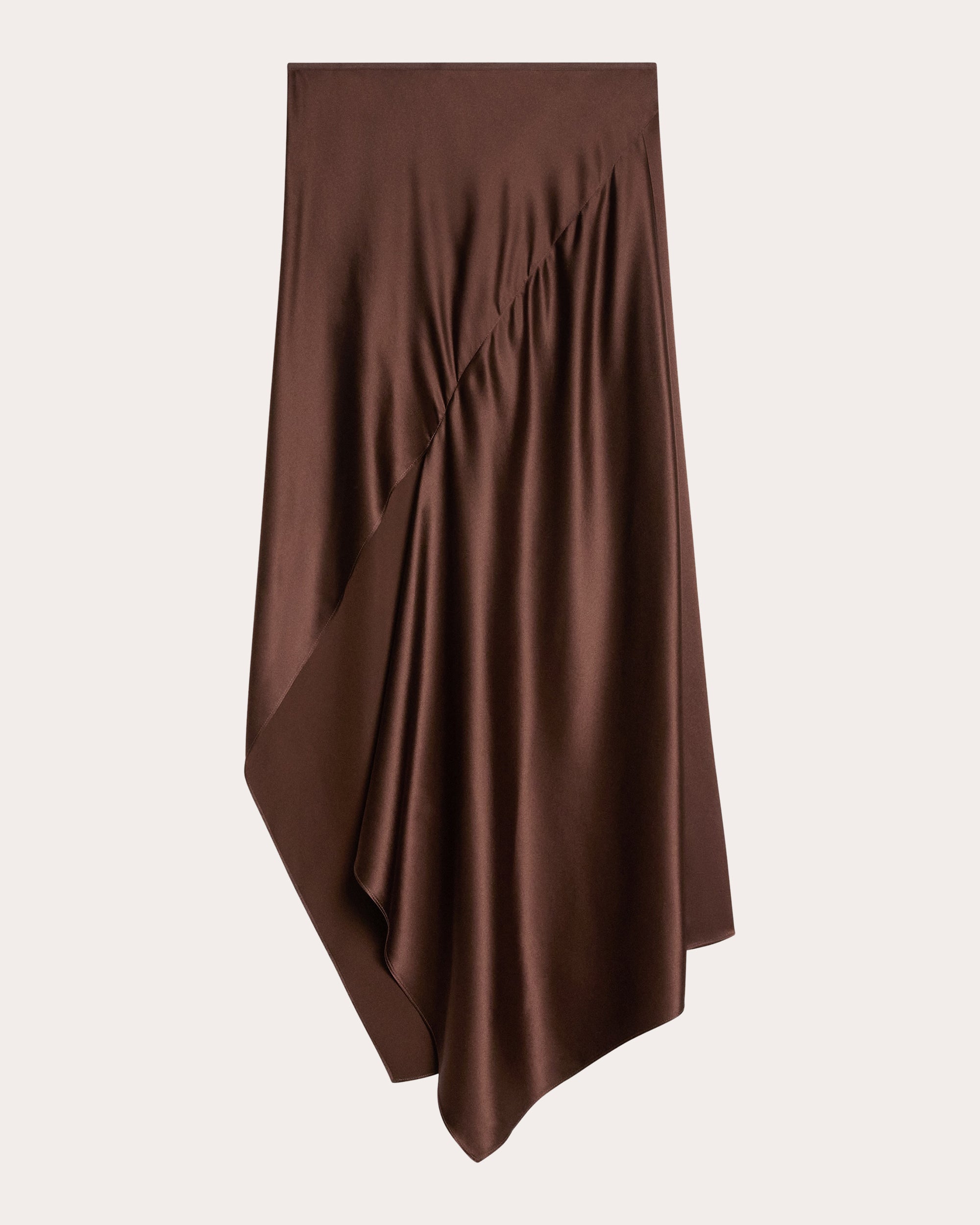 Silk Handkerchief Slip Skirt
