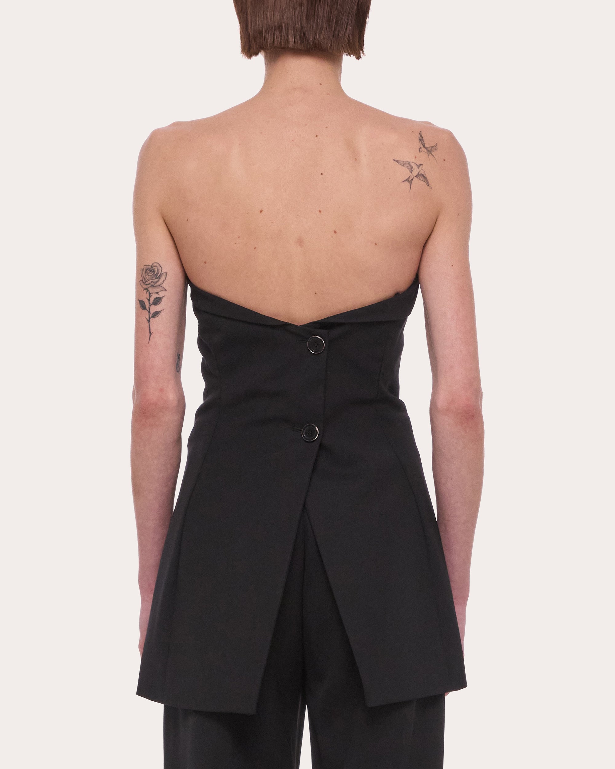 Wool Gabardine Wardrobe Blazer Top