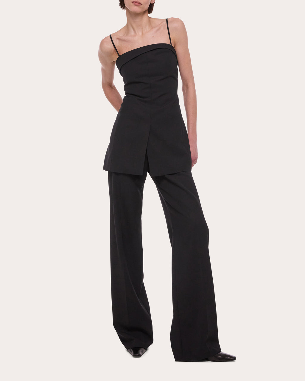 Wool Gabardine Wardrobe Blazer Top