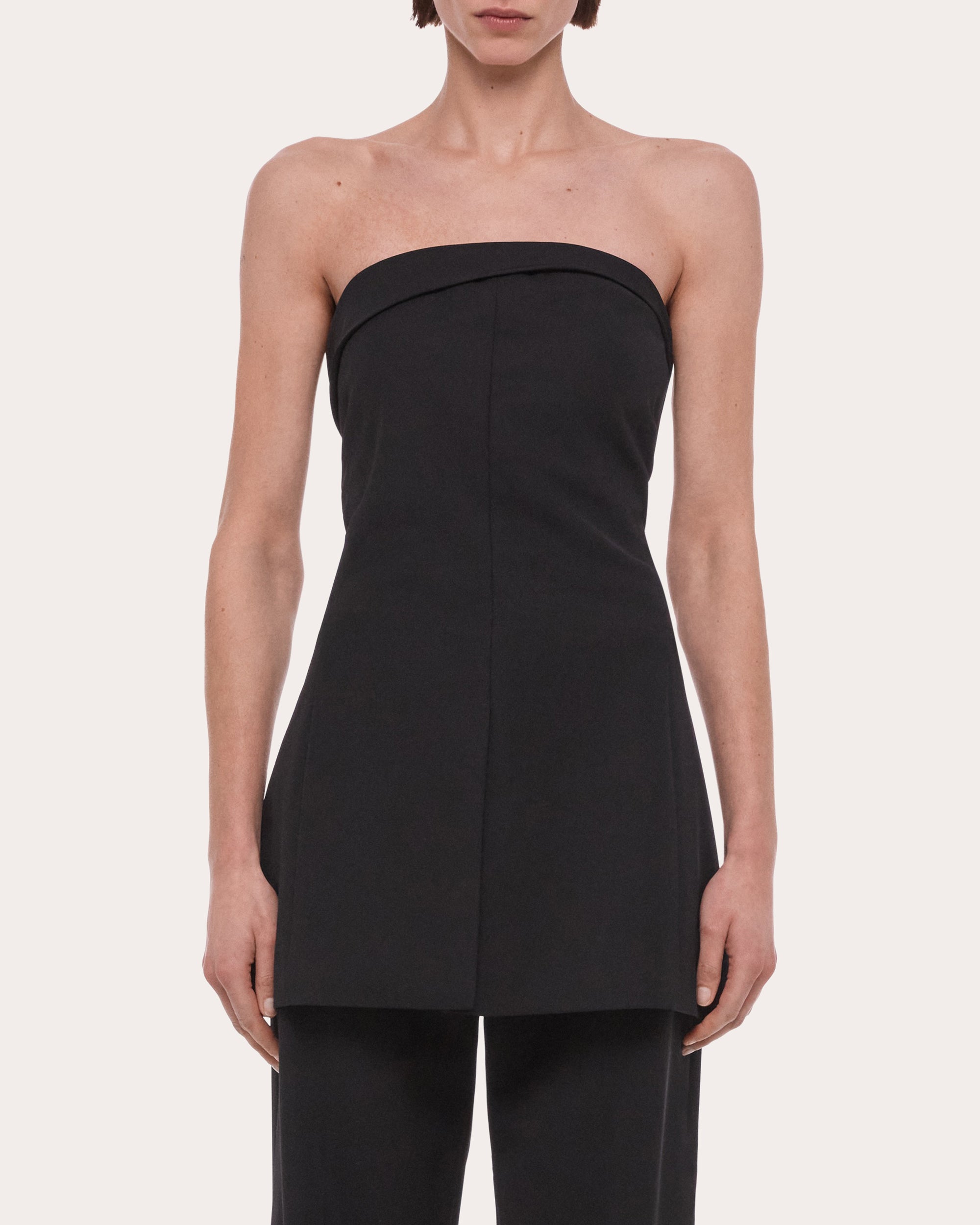 Wool Gabardine Wardrobe Blazer Top