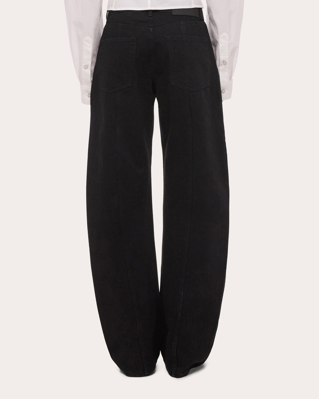 Mid-Rise Saddle Jeans