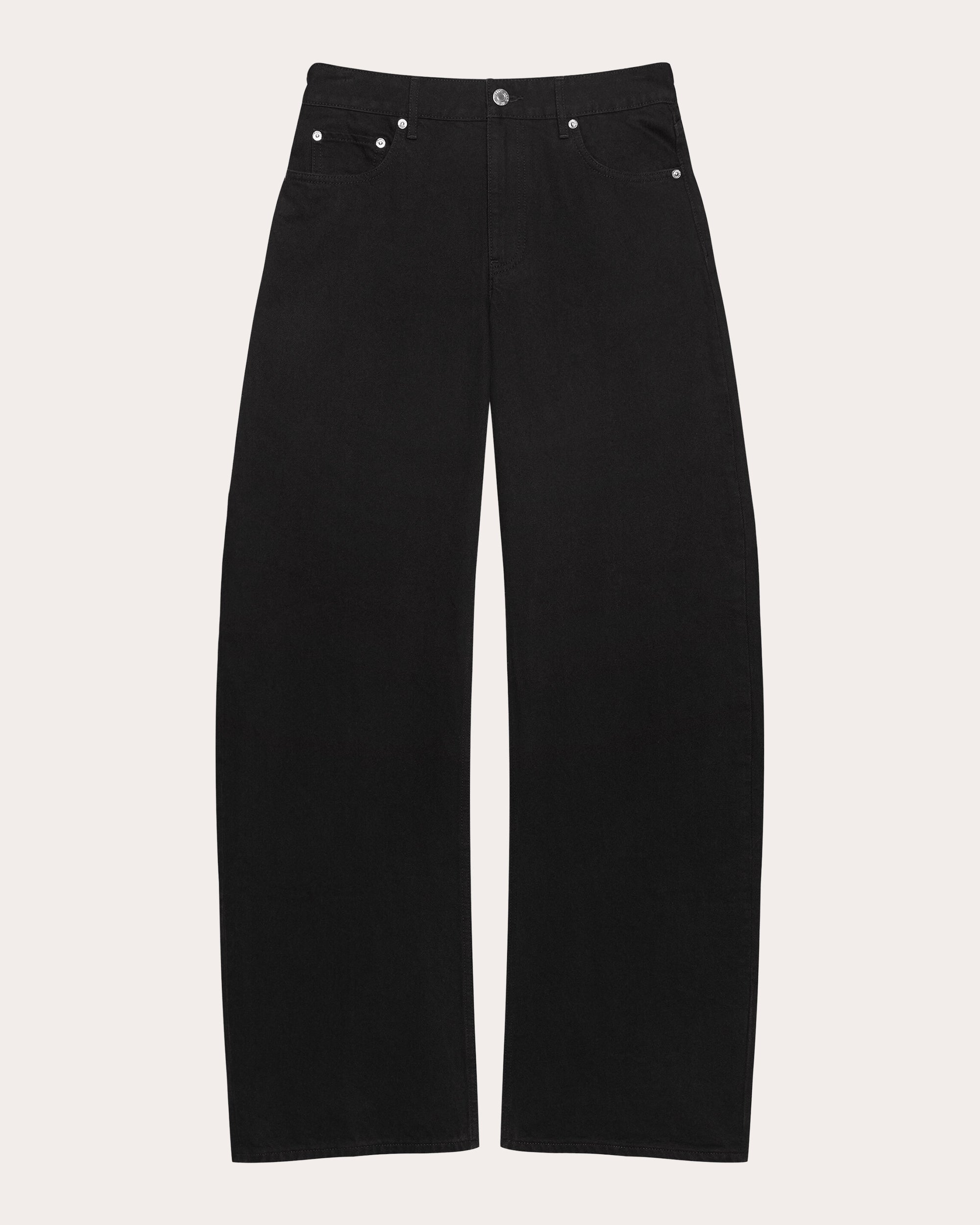 Mid-Rise Saddle Jeans
