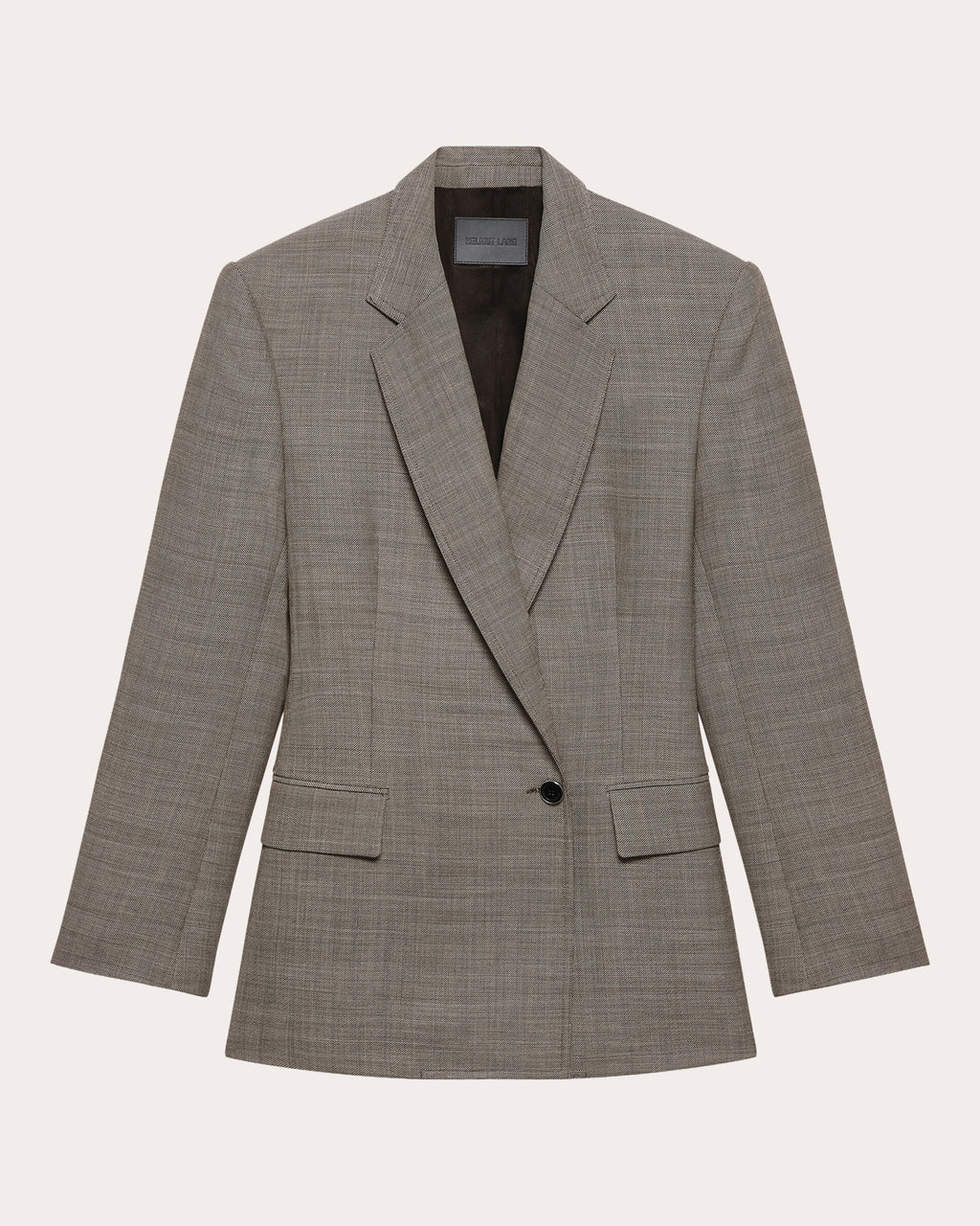 Sculptural Wool-Blend Blazer