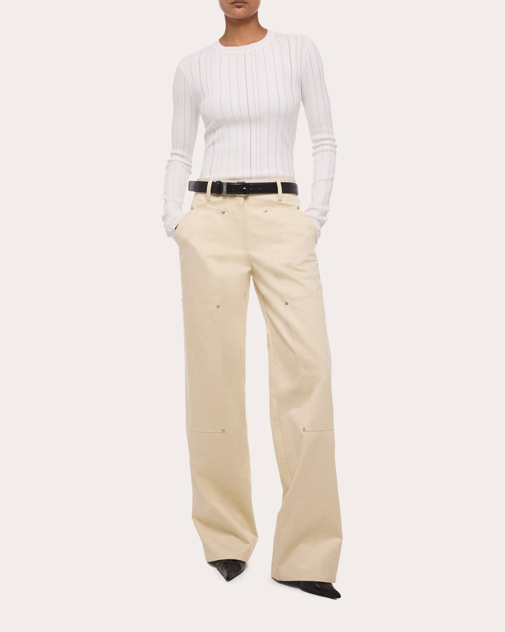 Chino Twill Rivet Carpenter Pants