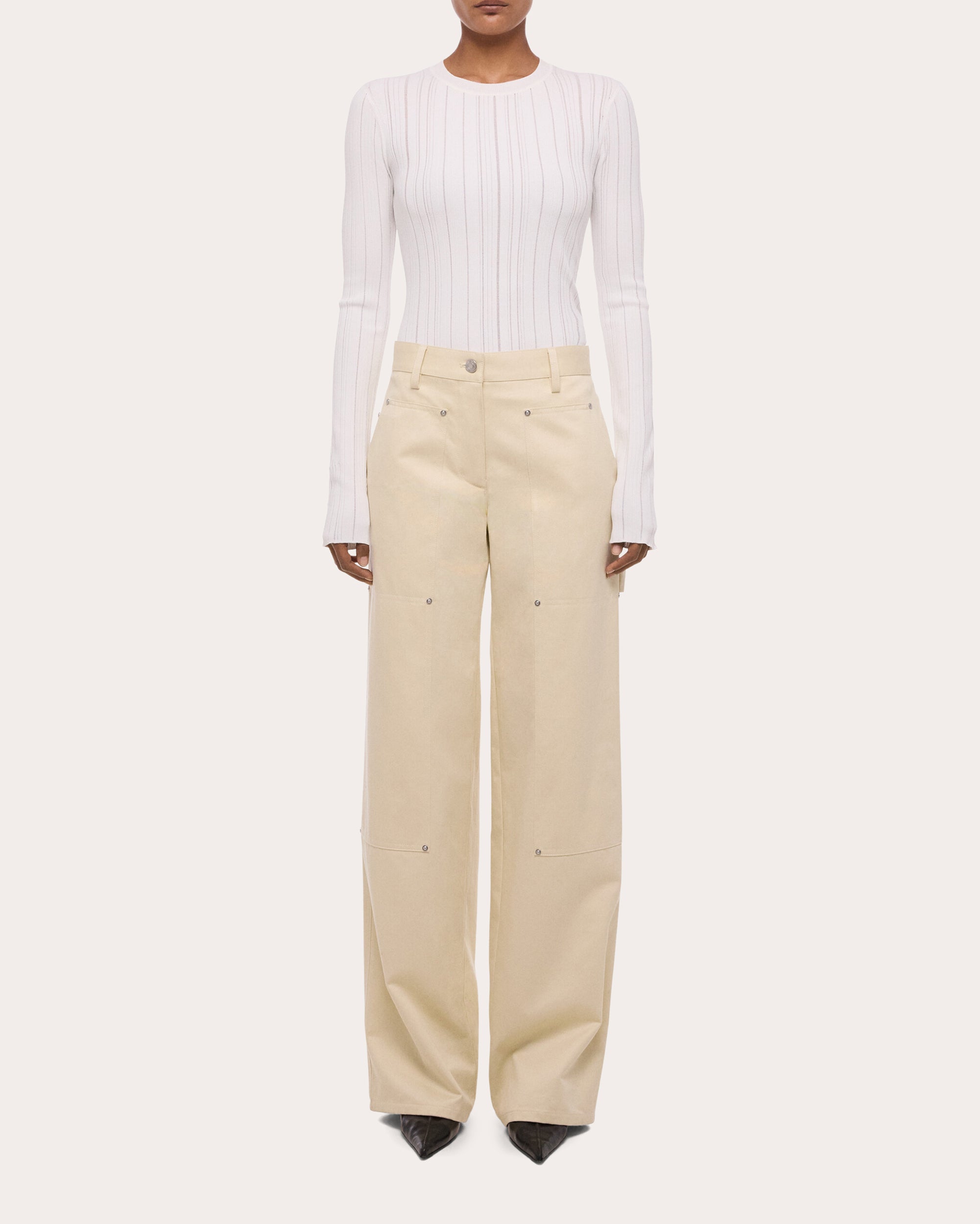 Chino Twill Rivet Carpenter Pants