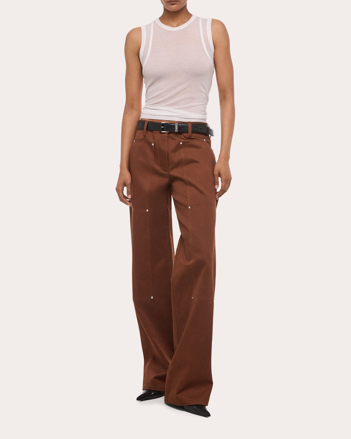 Chino Twill Rivet Carpenter Pants