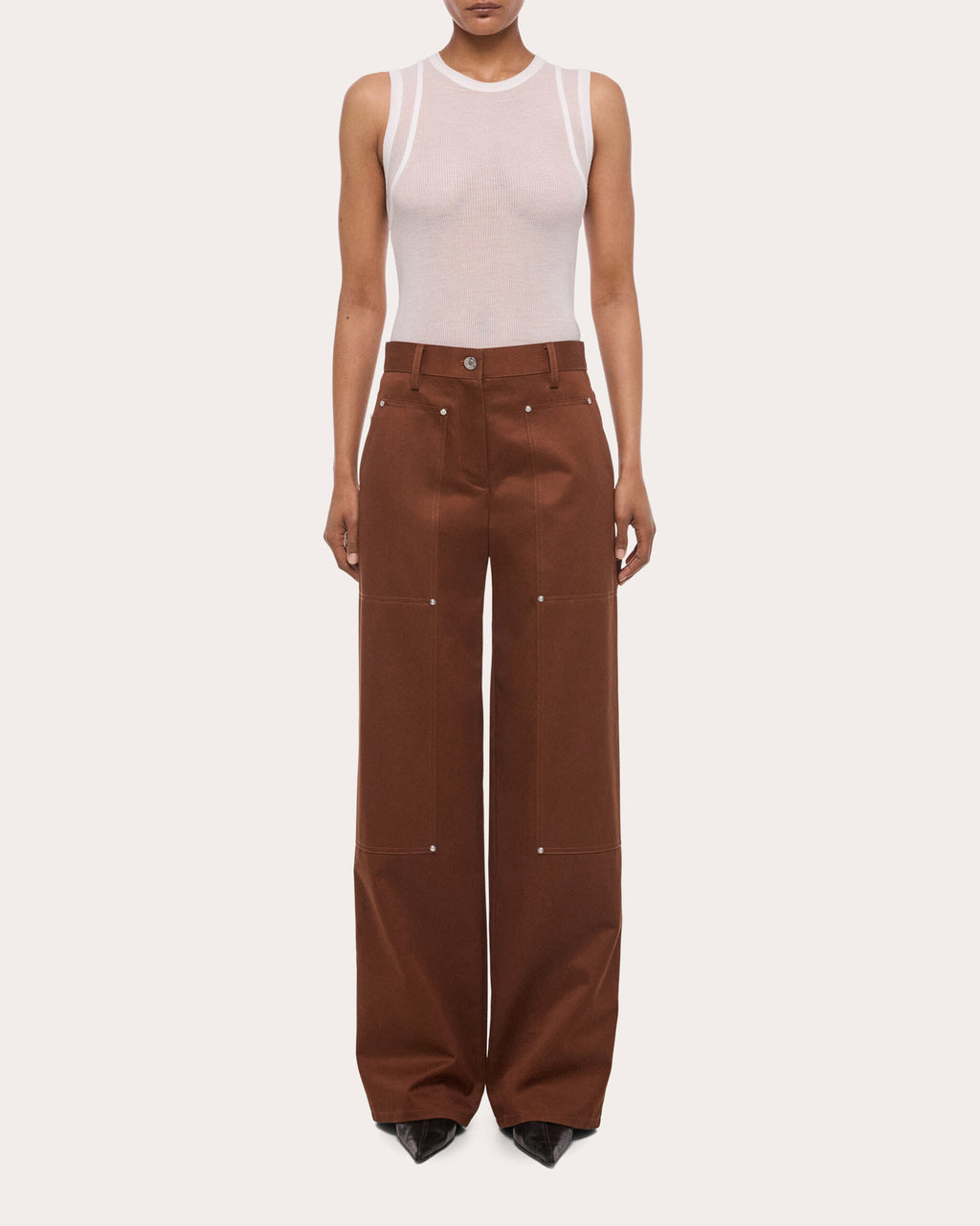 Chino Twill Rivet Carpenter Pants