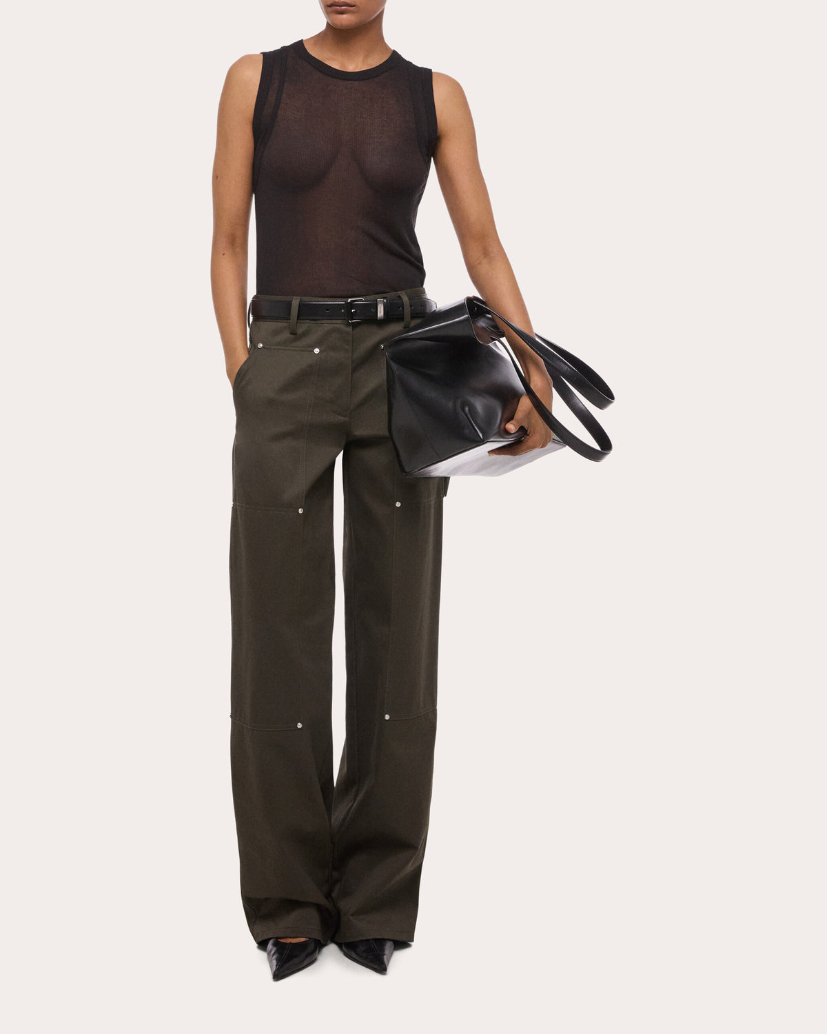 Chino Twill Rivet Carpenter Pants