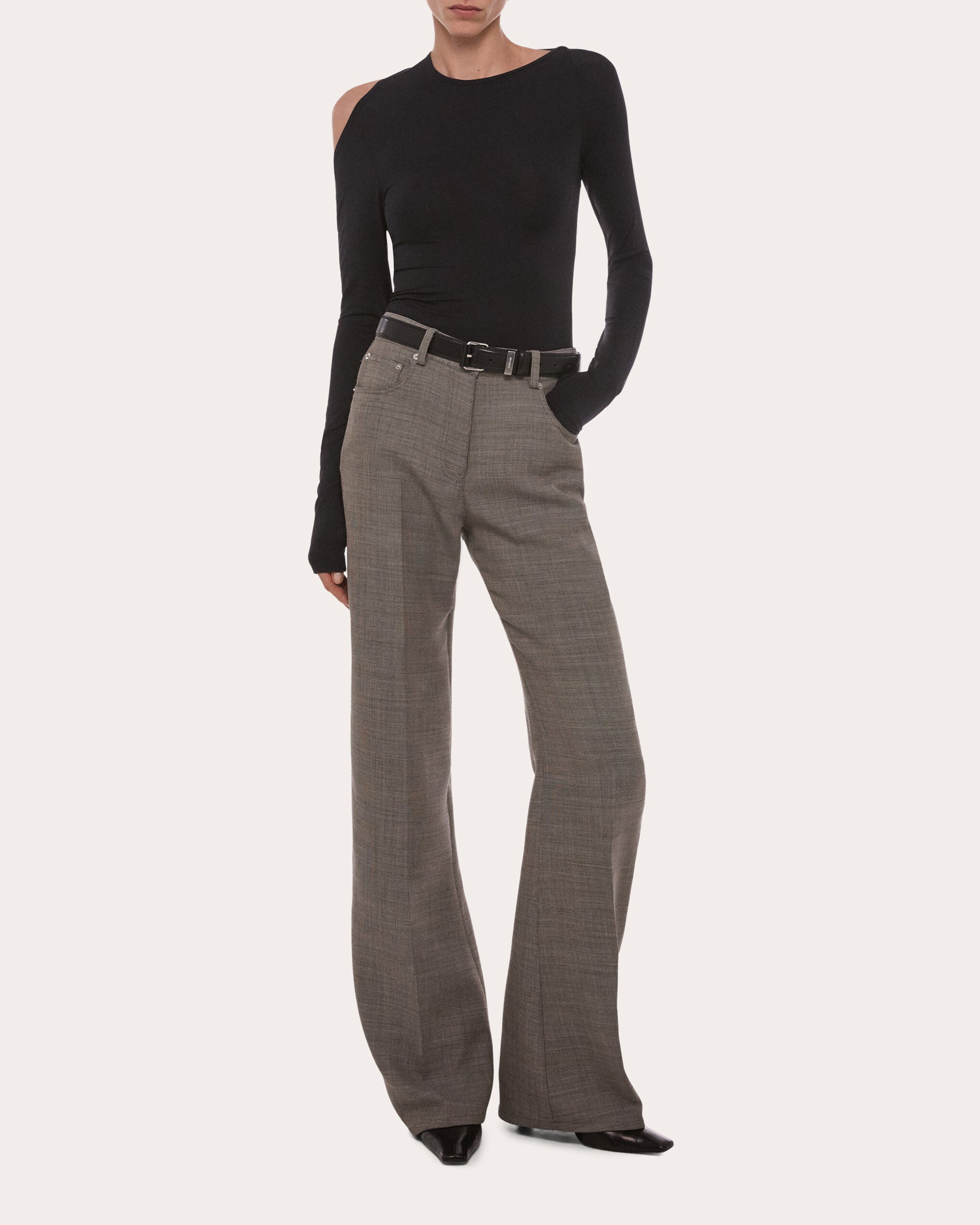 Relaxed Bootcut Trousers