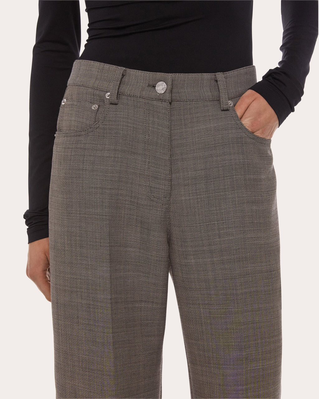 Relaxed Bootcut Trousers