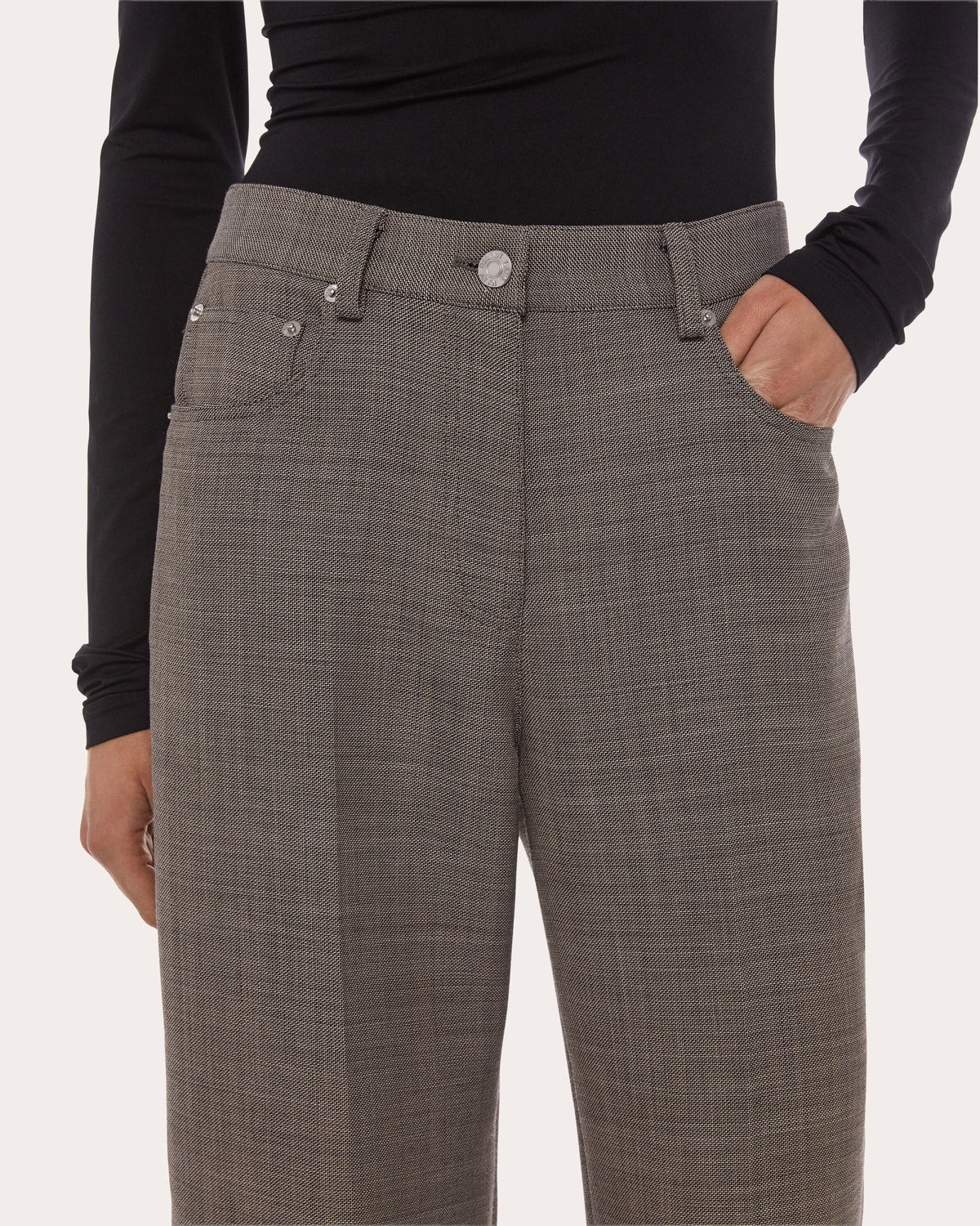 Relaxed Bootcut Trousers