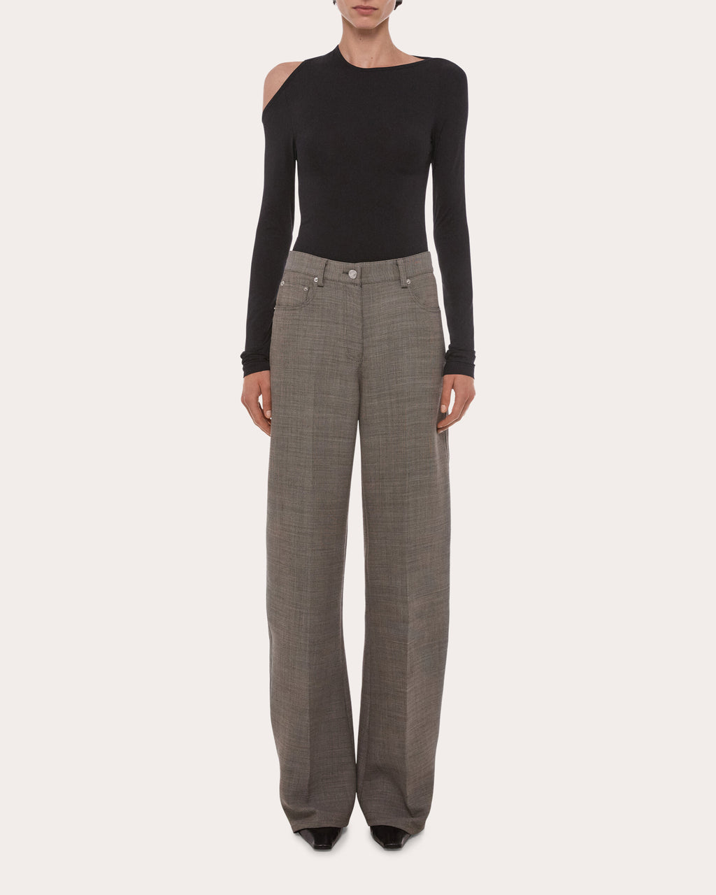 Relaxed Bootcut Trousers