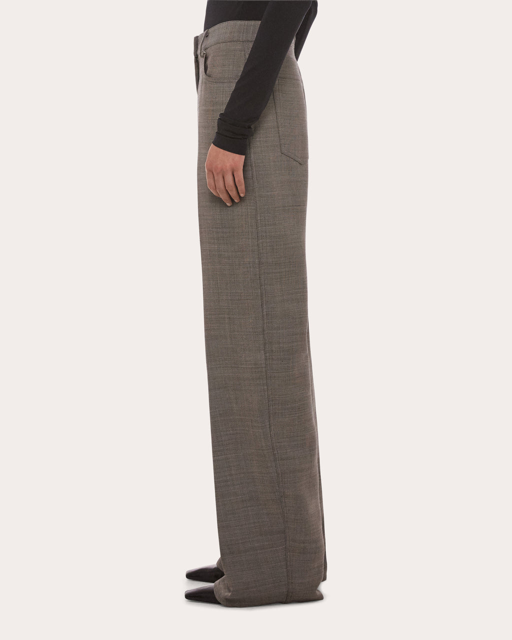 Relaxed Bootcut Trousers