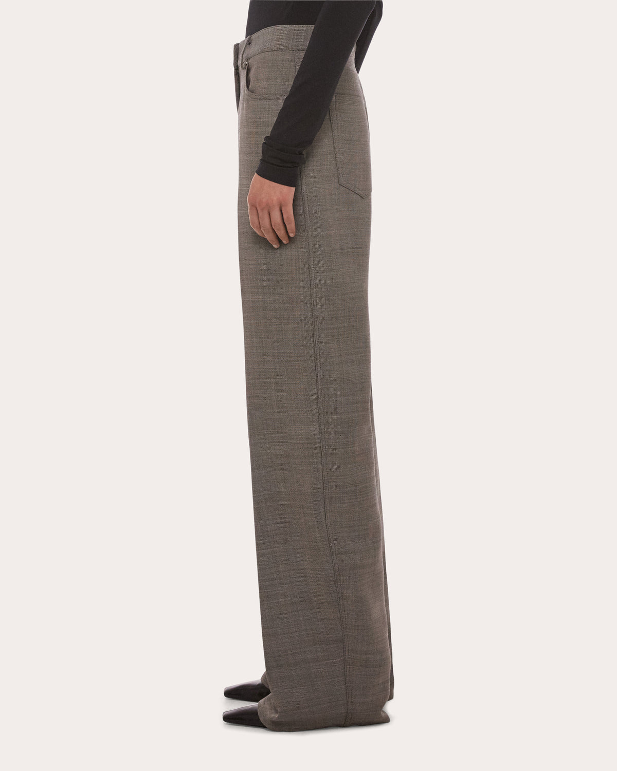 Relaxed Bootcut Trousers